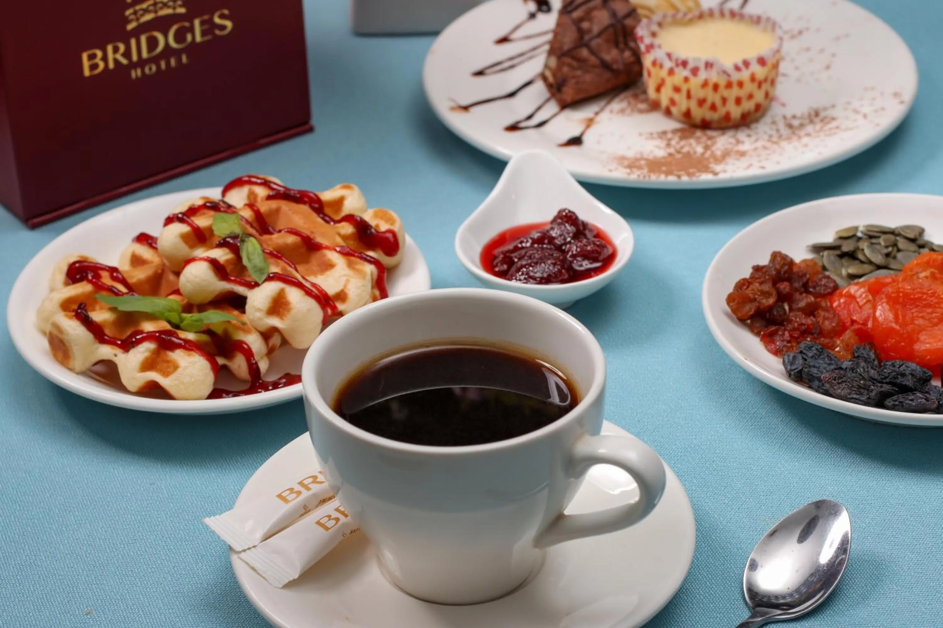 Breakfast in Hotel Bridges Bishkek