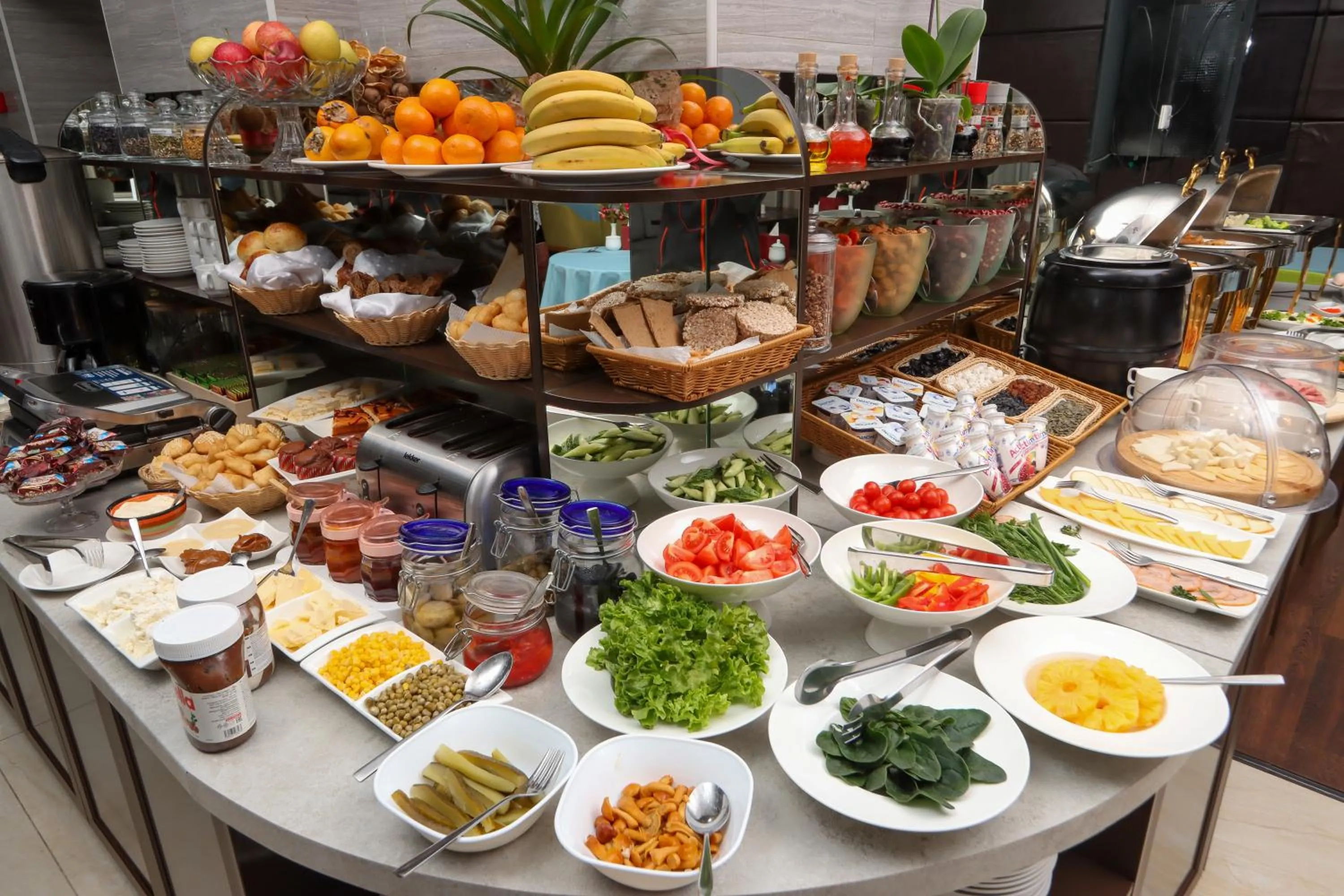 Food and drinks in Hotel Bridges Bishkek