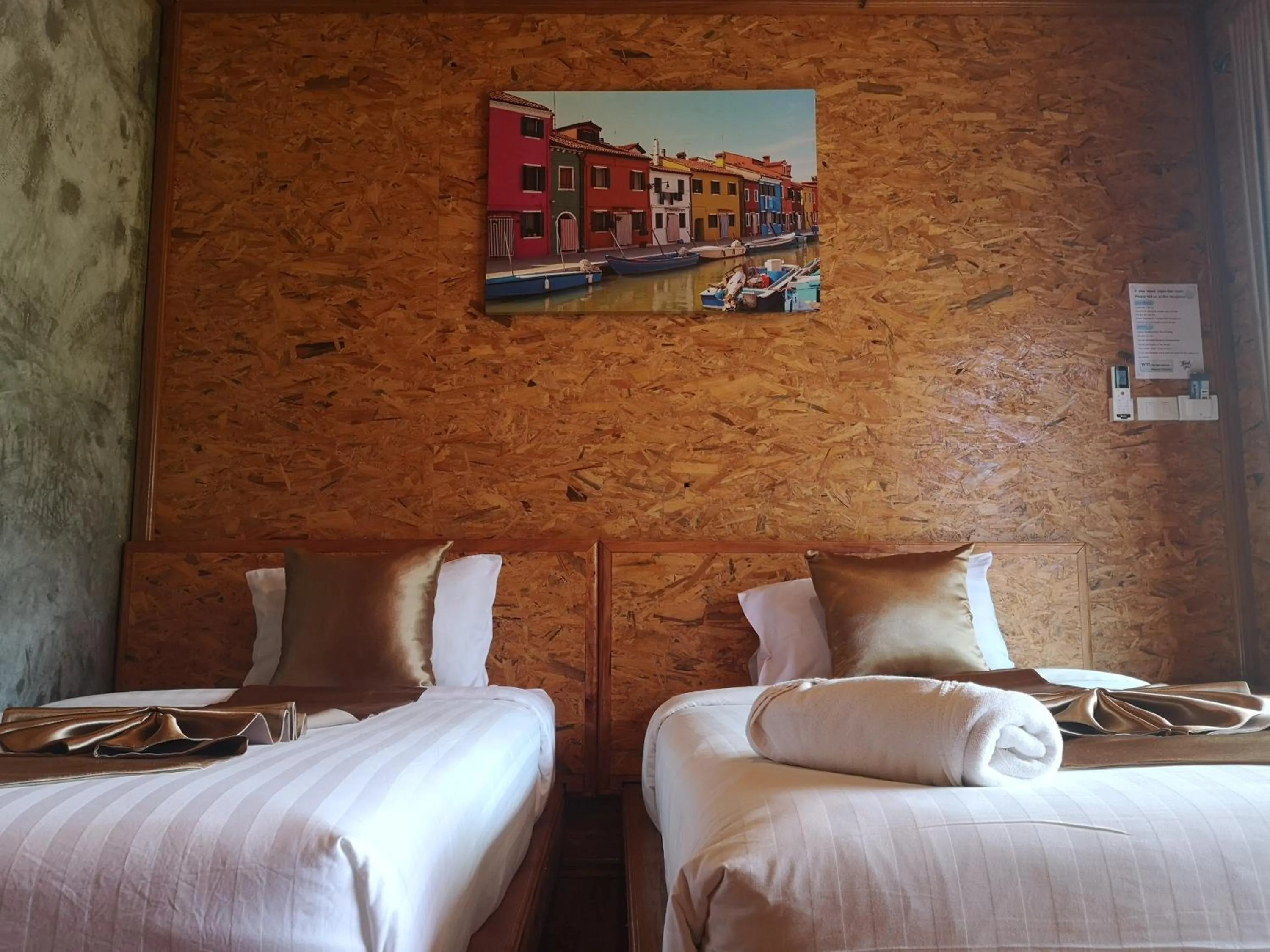 Bedroom, Bed in Baan Check In