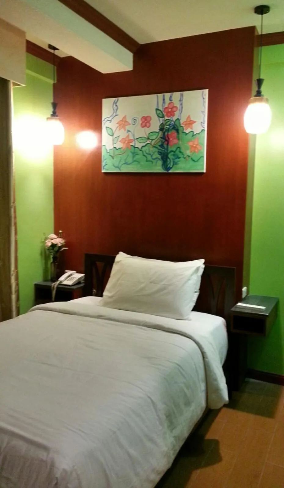 Bed in TINHAT Halal حلال Certified Boutique Hotel And Restaurant