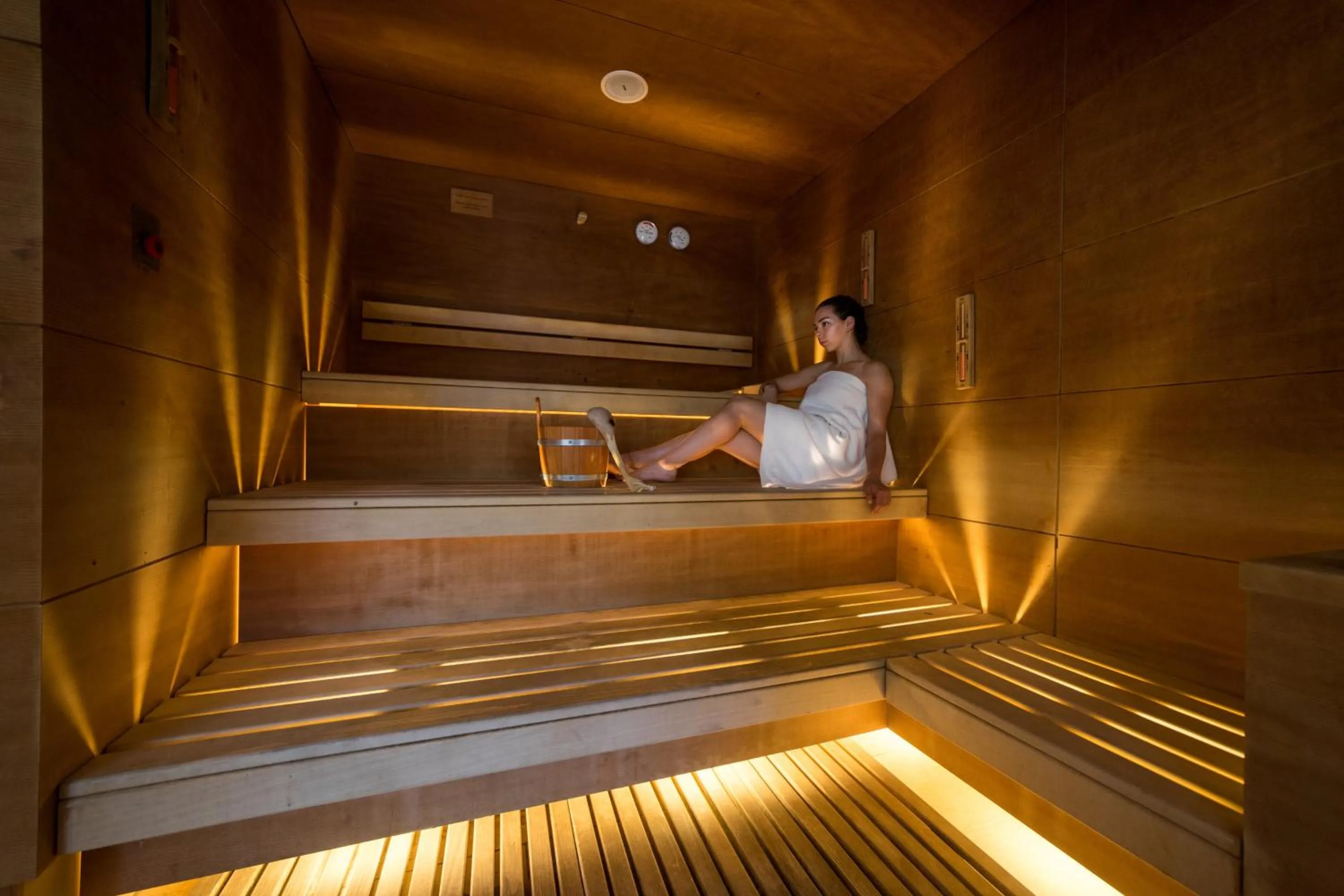 Sauna in Flamingo Grand Hotel & Spa