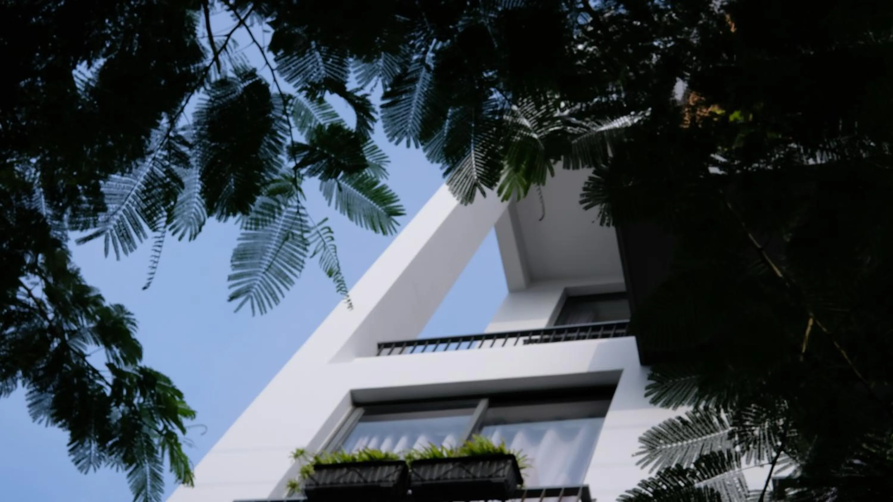 Inner courtyard view in Marilyn Boutique Hotel Nha Trang