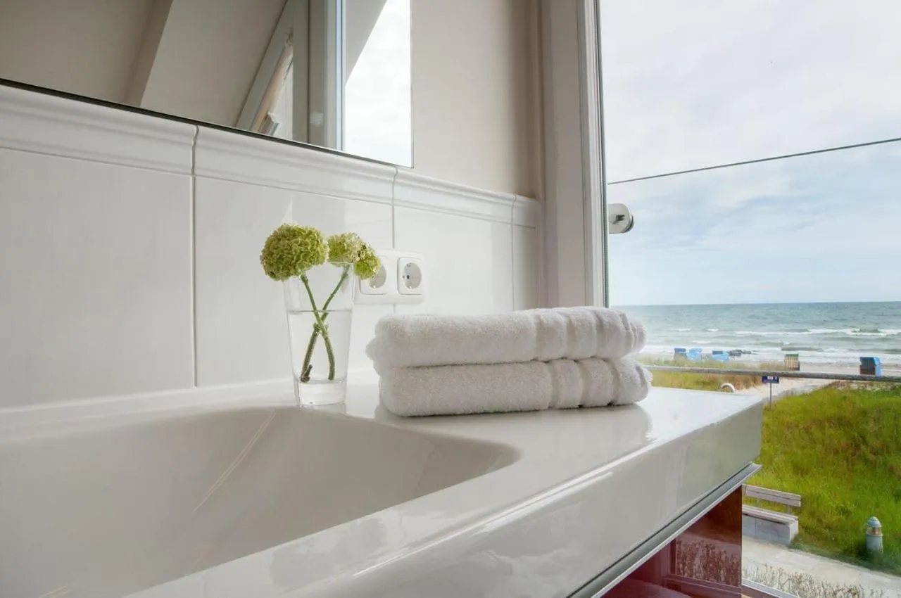 Bathroom in Hotel Haus am Meer