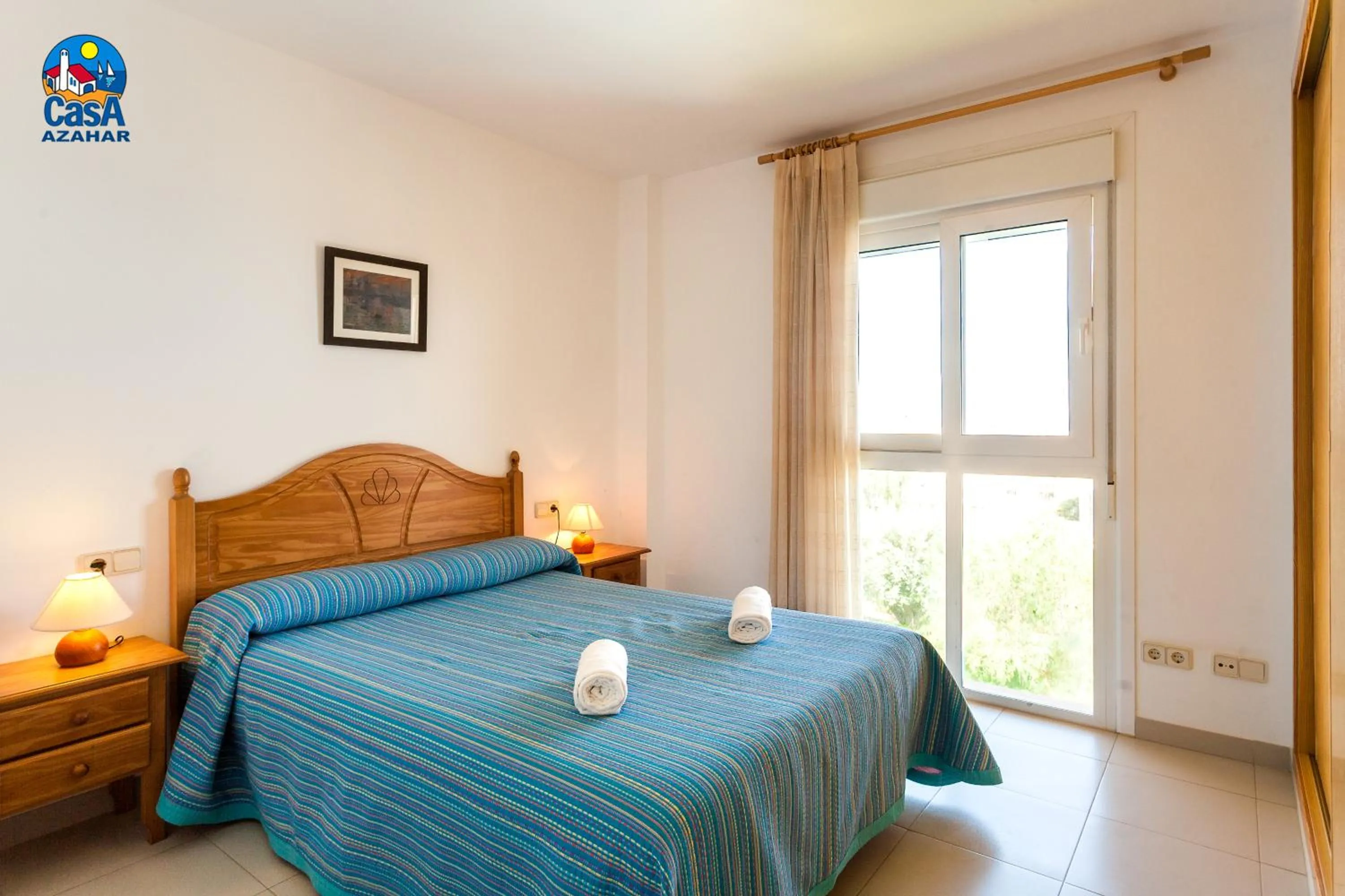 Bed in Apartamentos Bovalar Casa Azahar