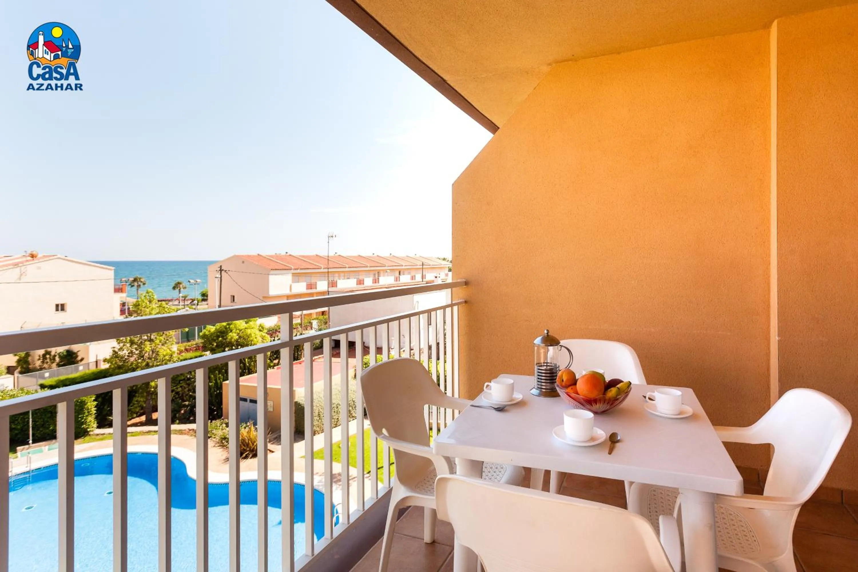 Balcony/Terrace in Apartamentos Bovalar Casa Azahar