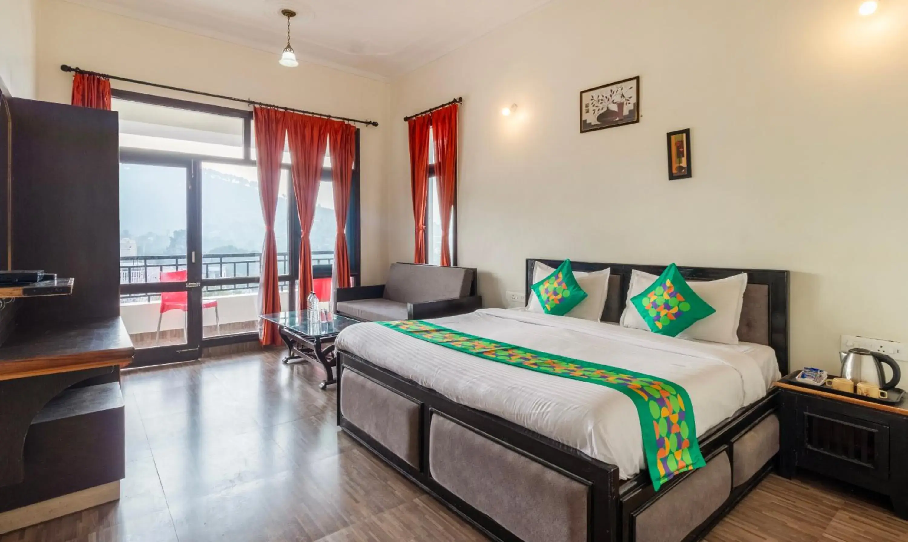 Standard Room with Balcony and Valley View - single occupancy in Treebo Spring Birds Standard Room with Balcony and Valley View - single occupancy in Treebo Spring Birds