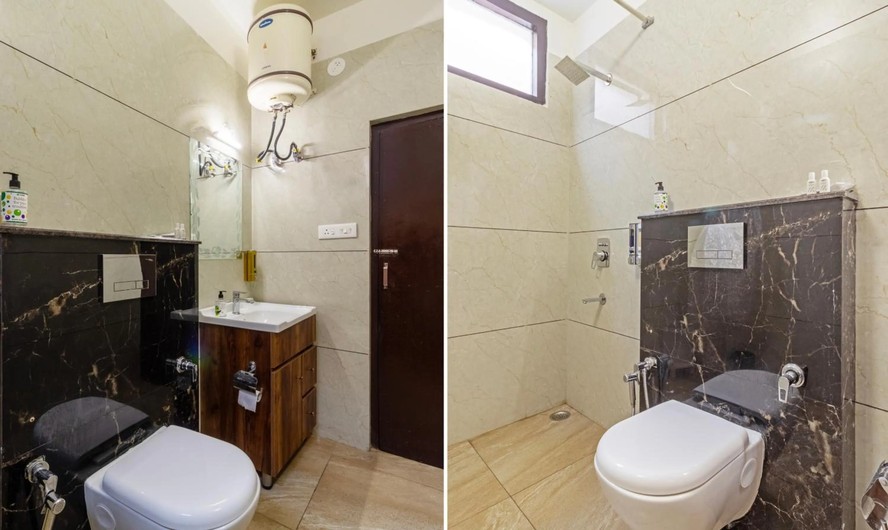 Bathroom in Treebo Spring Birds - Kainchi Dham