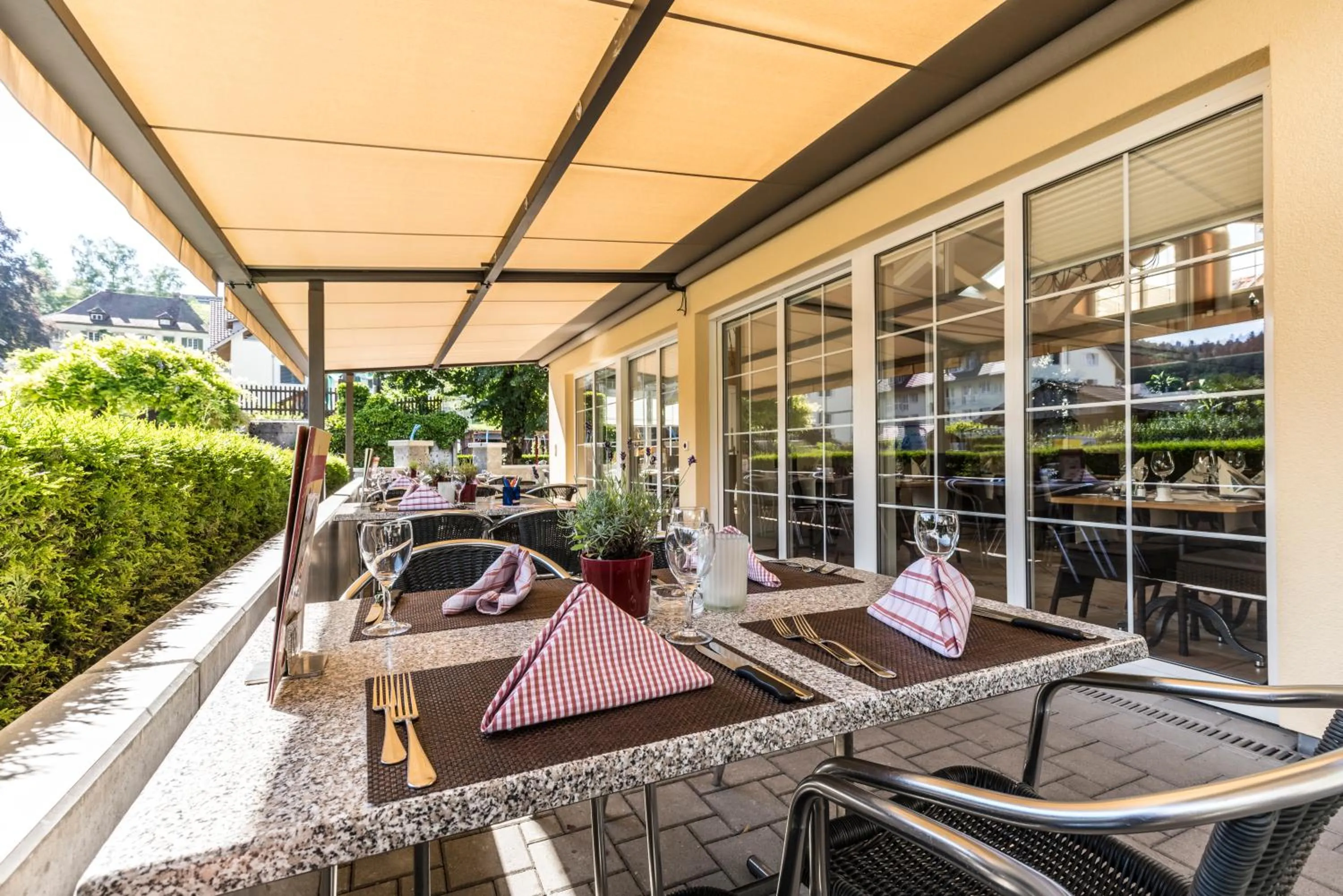 Balcony/Terrace in Hotel Gibswilerstube