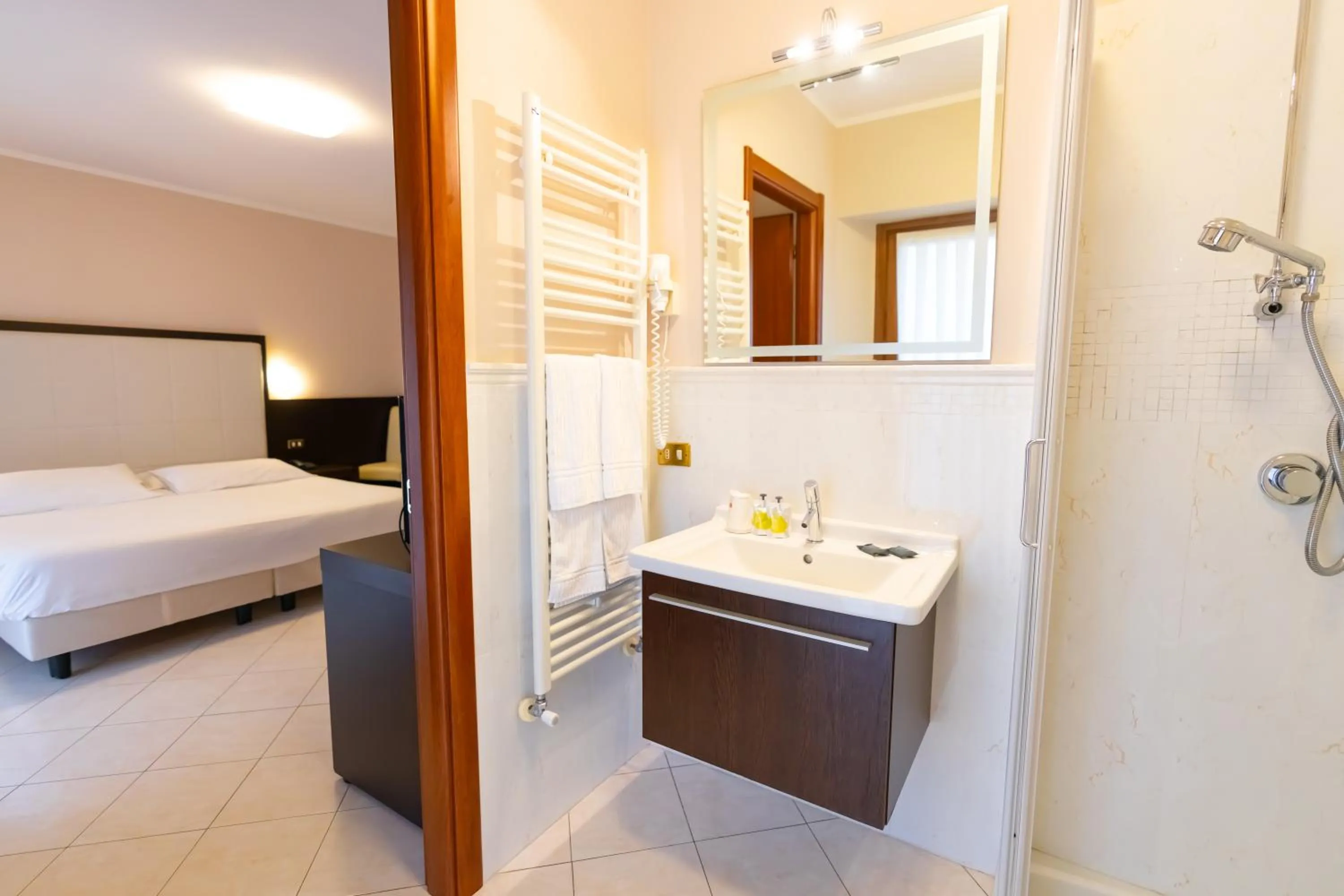 Shower in Hotel Belvedere Wellness&SPA