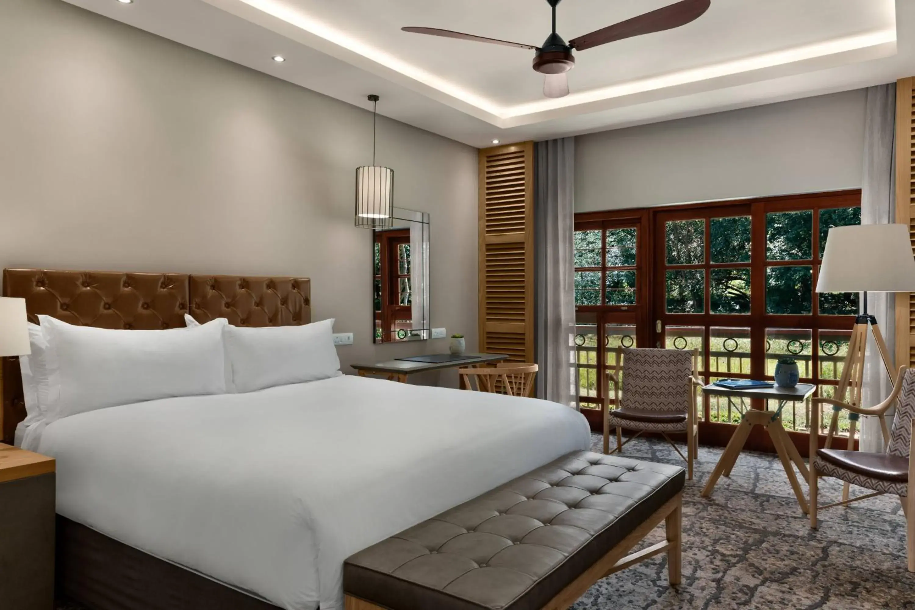 Guest room, 1 King, Forest view, Juliette Balcony in Irene Country Hotel, Autograph Collection Guest room, 1 King, Forest view, Juliette Balcony in Irene Country Hotel, Autograph Collection