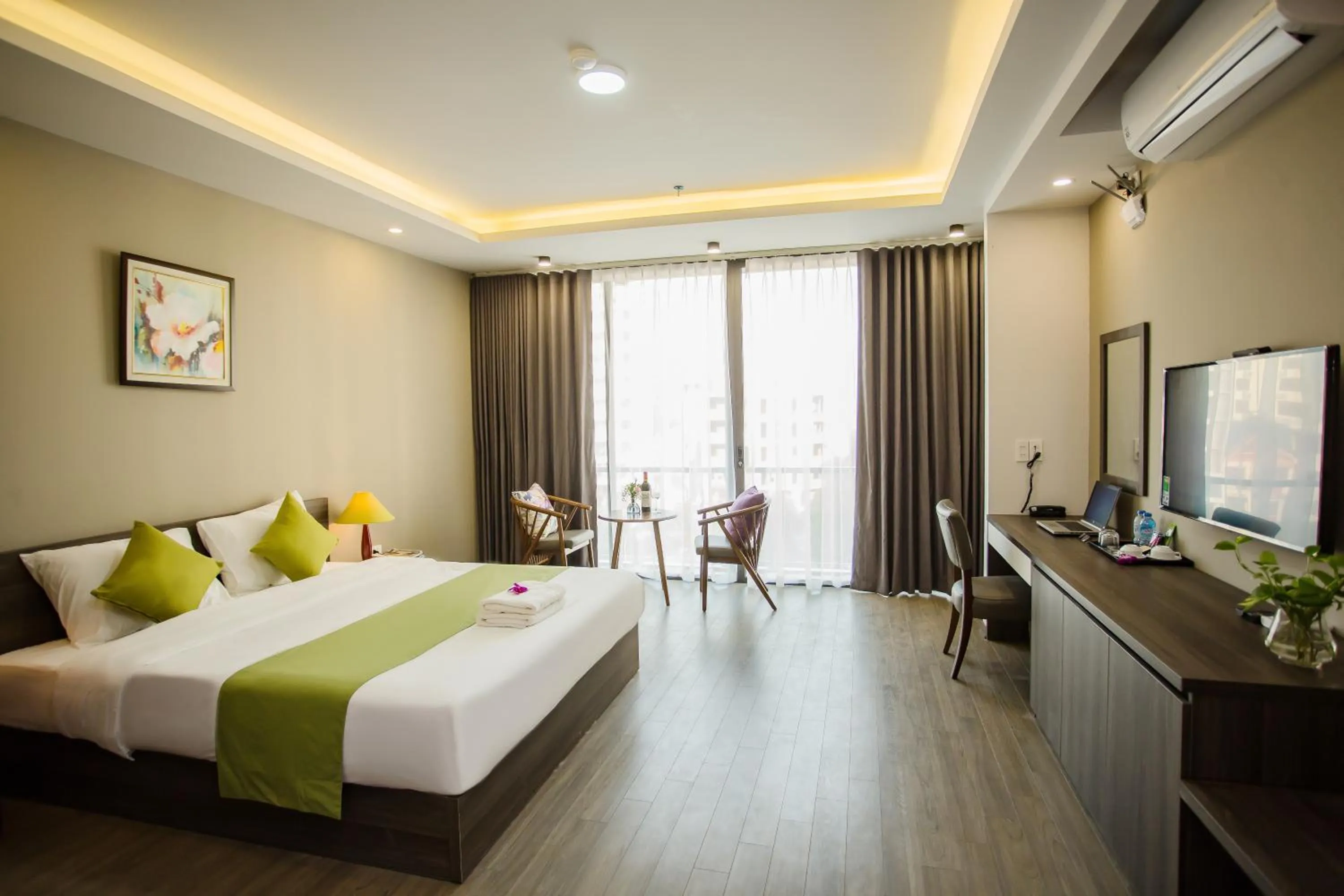 Bedroom, Bed in Hana 2 Apartment & Hotel Bac Ninh