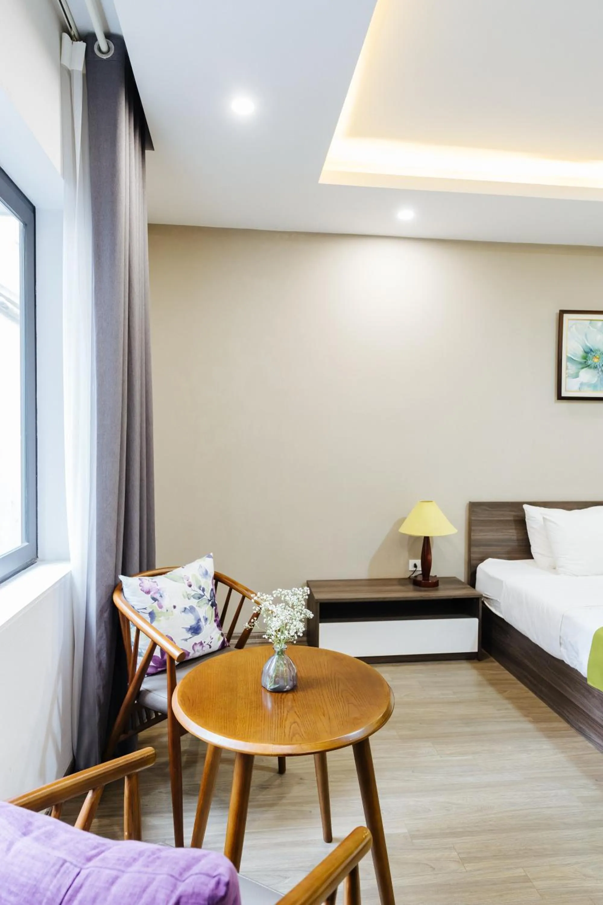 Living room, Bed in Hana 2 Apartment & Hotel Bac Ninh
