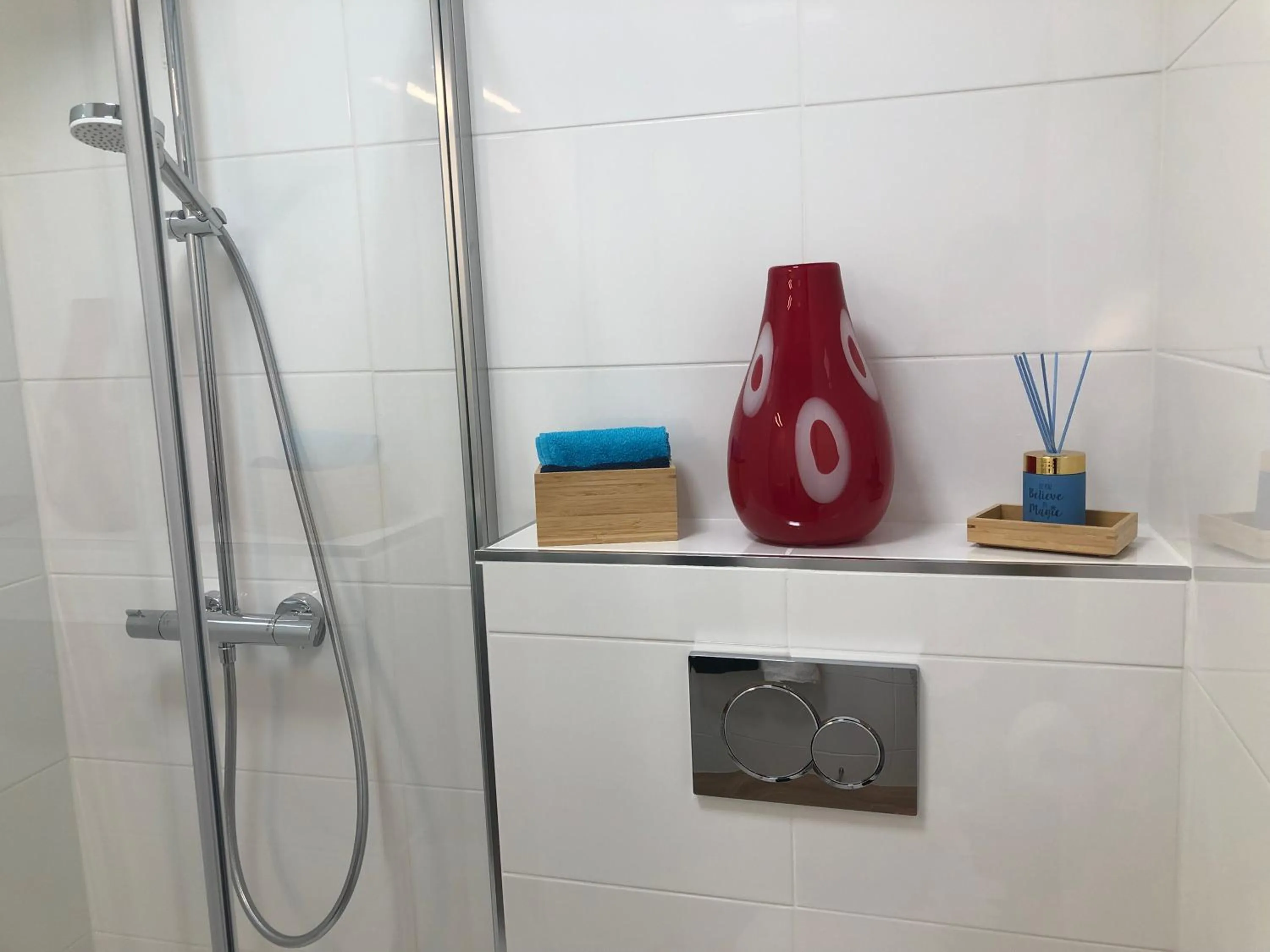 Shower in B&B Villa Archez