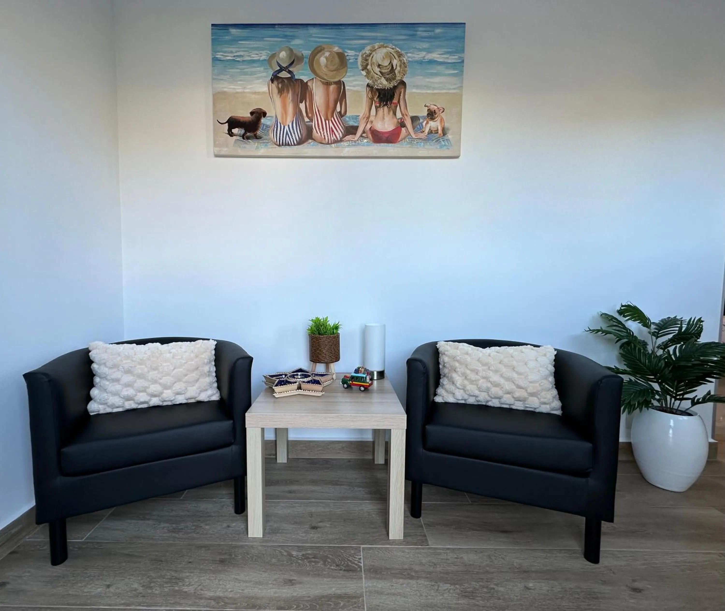 Seating area in B&B Villa Archez