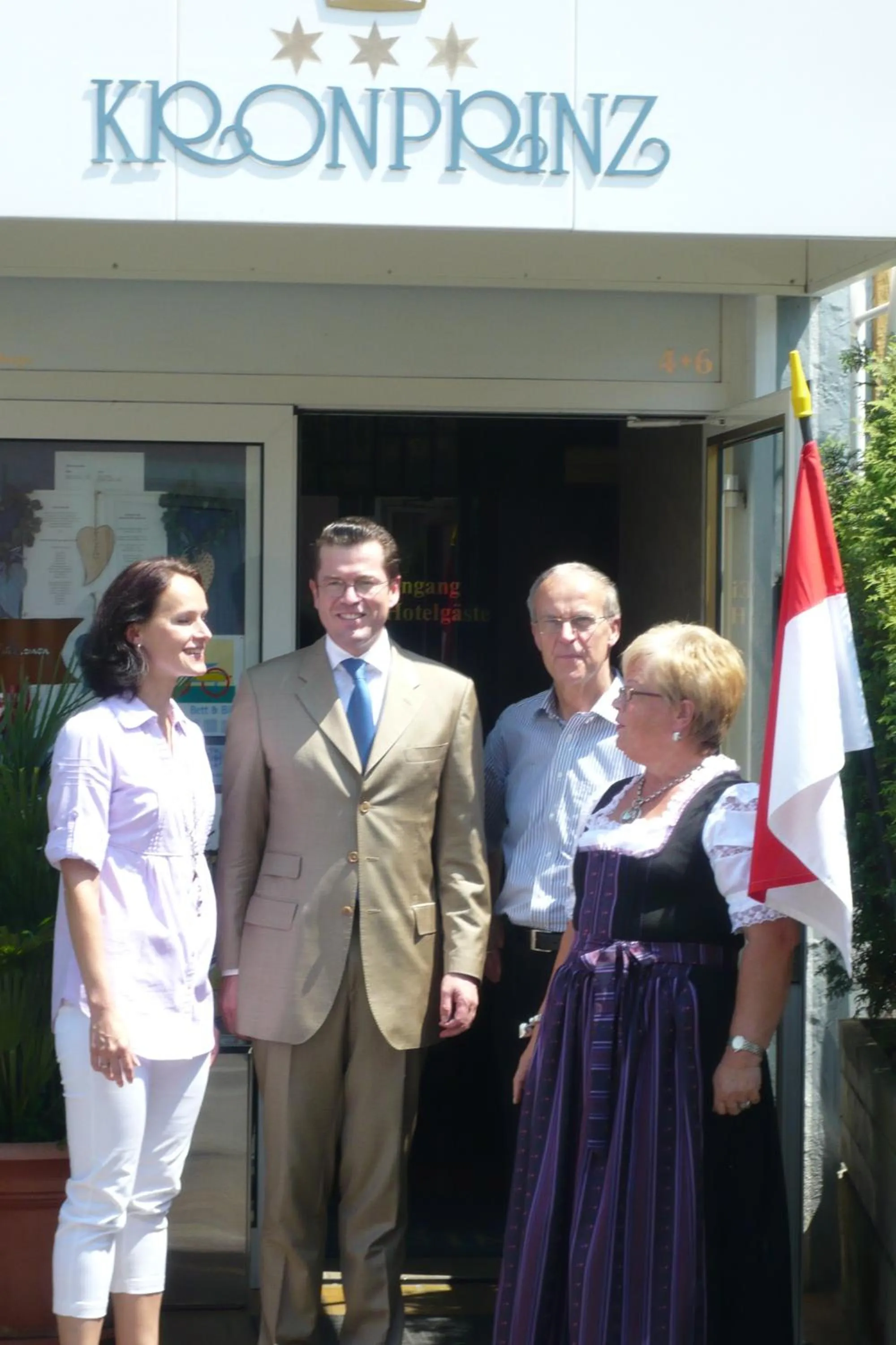 Facade/entrance in Hotel Kronprinz