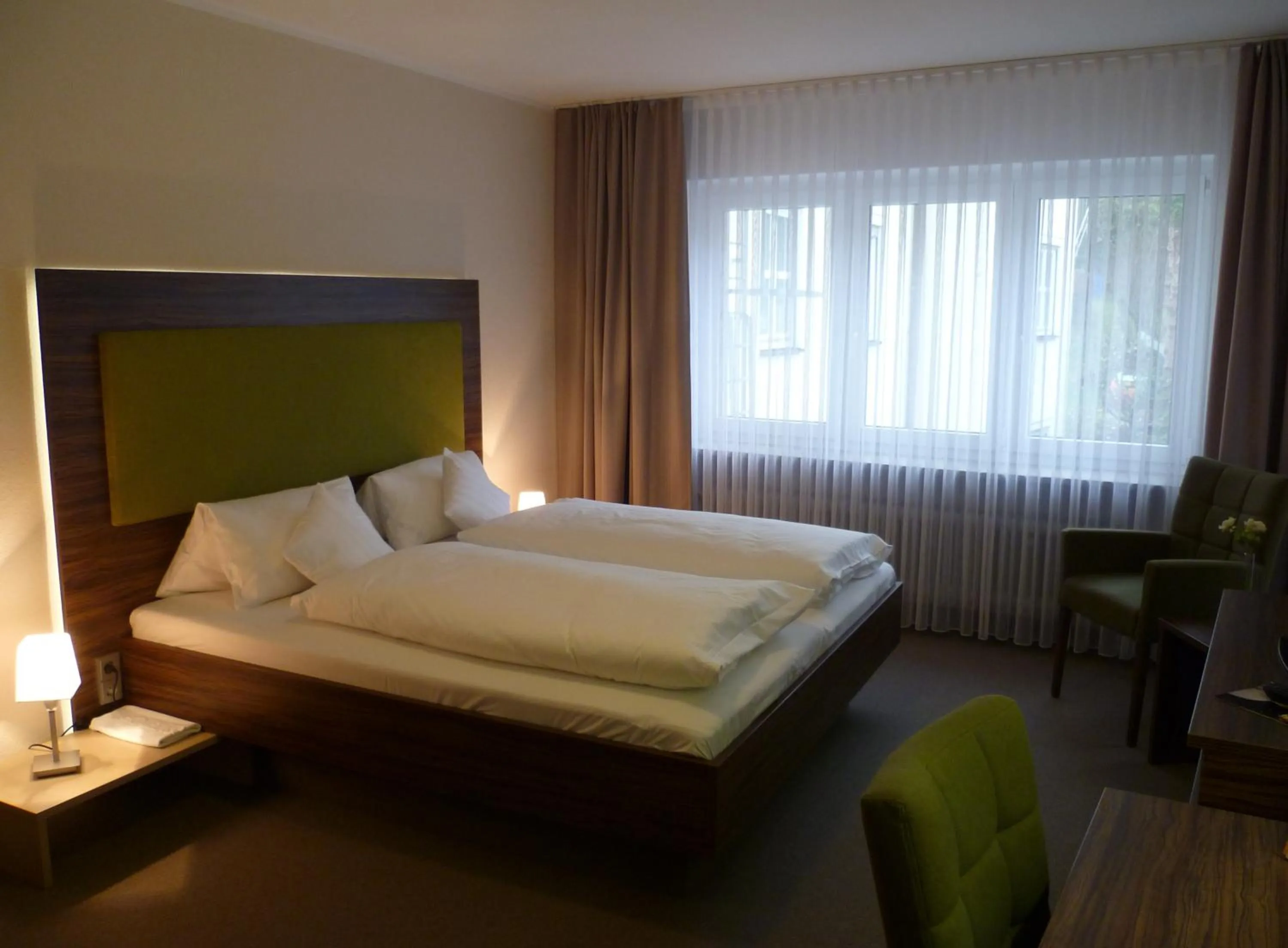 Bed in Hotel Kronprinz