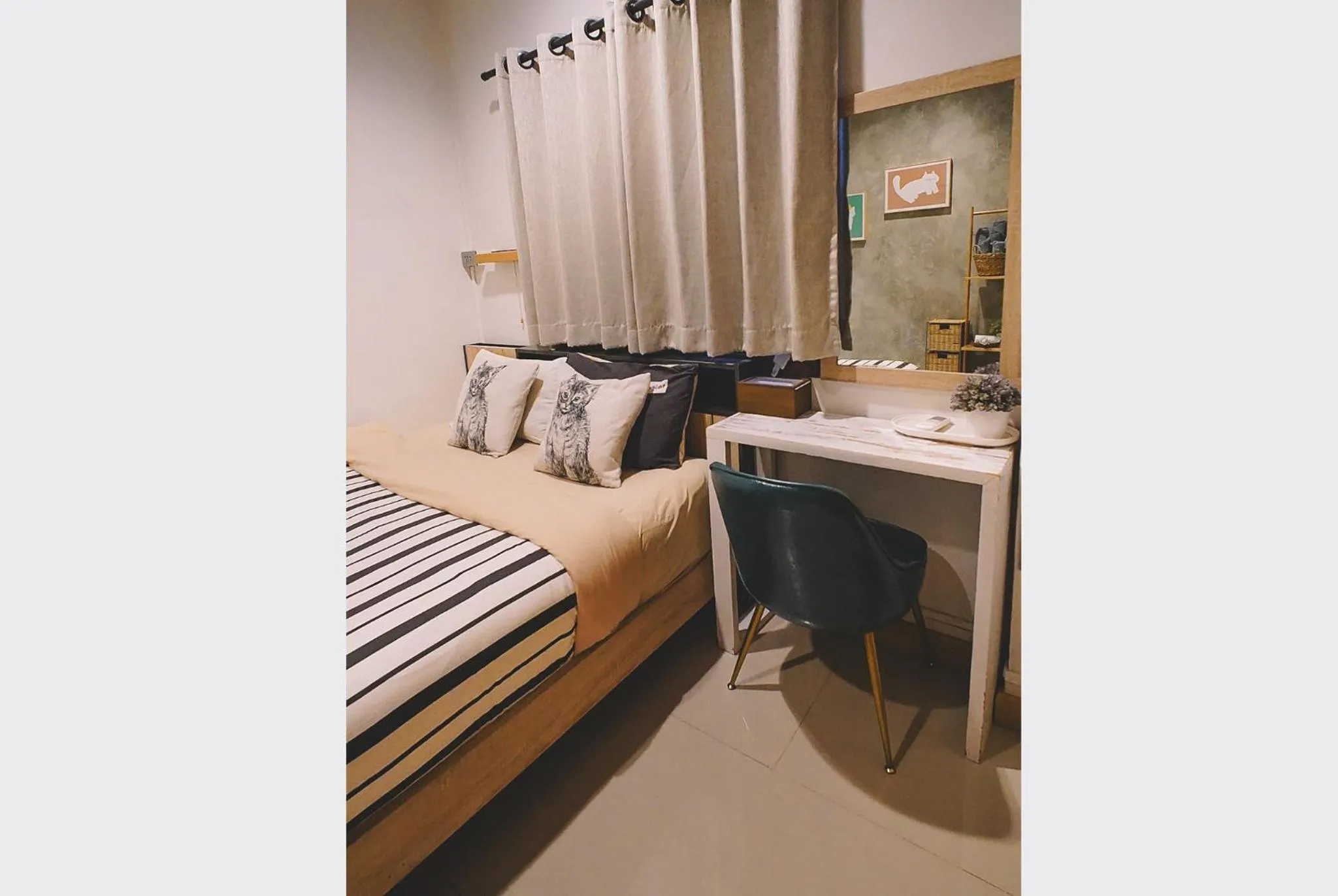 Bed in Sleepy House Chiang Rai