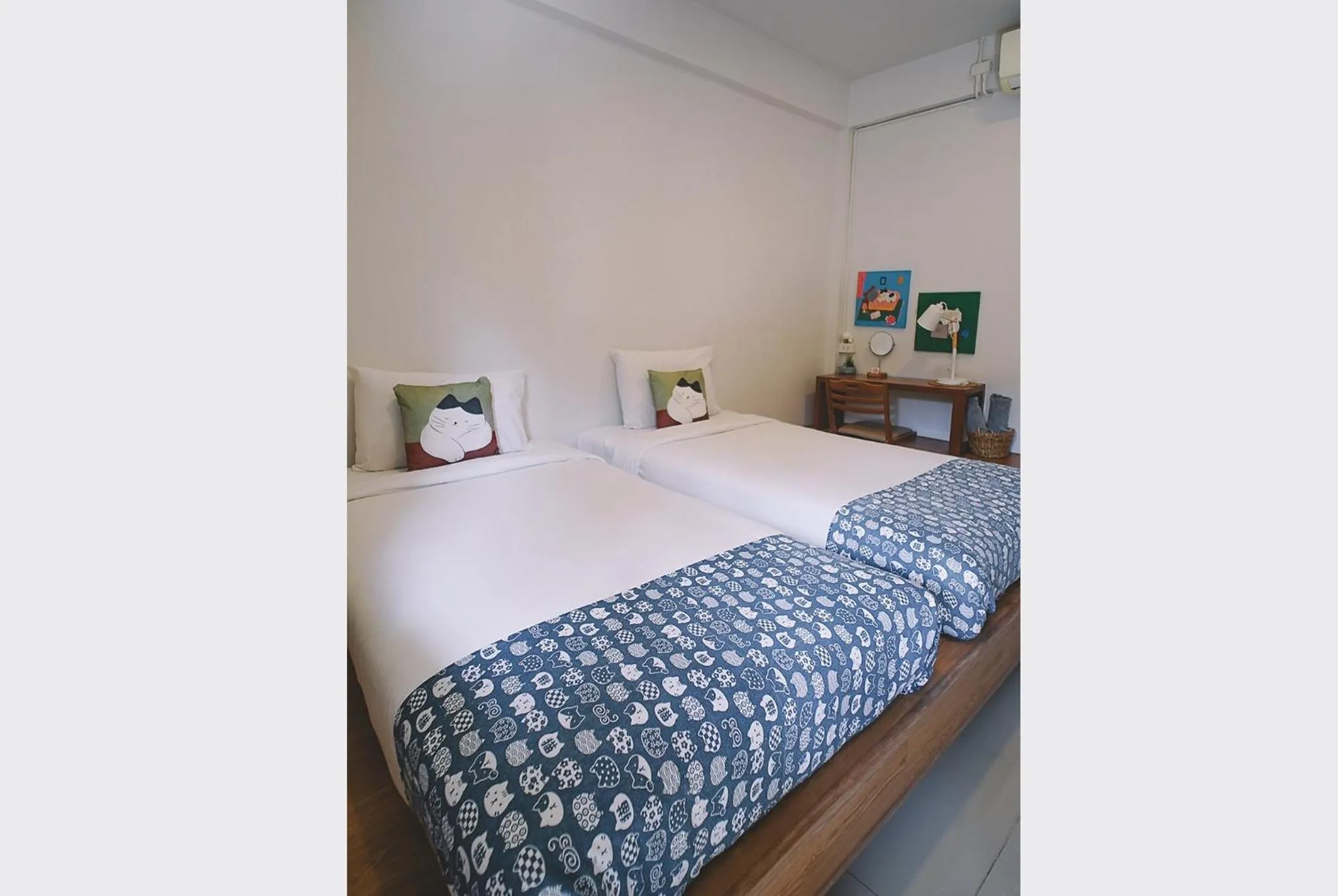 Bed in Sleepy House Chiang Rai