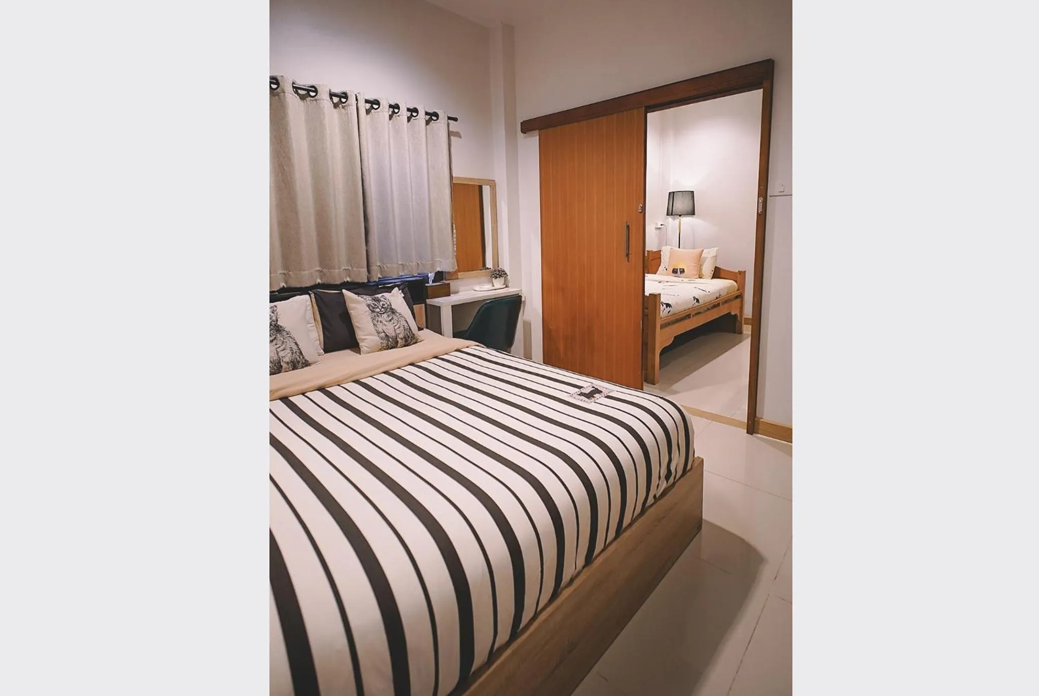 Bed in Sleepy House Chiang Rai