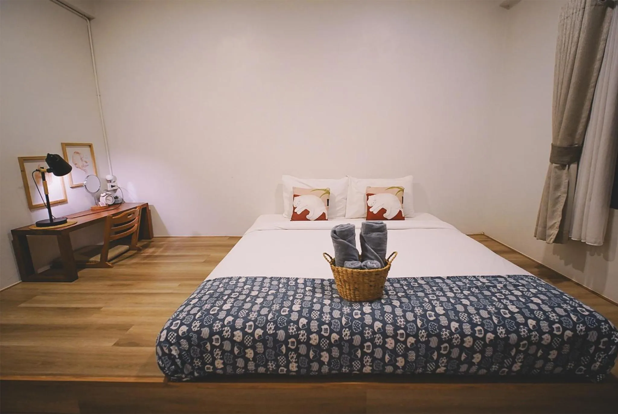 Bed in Sleepy House Chiang Rai