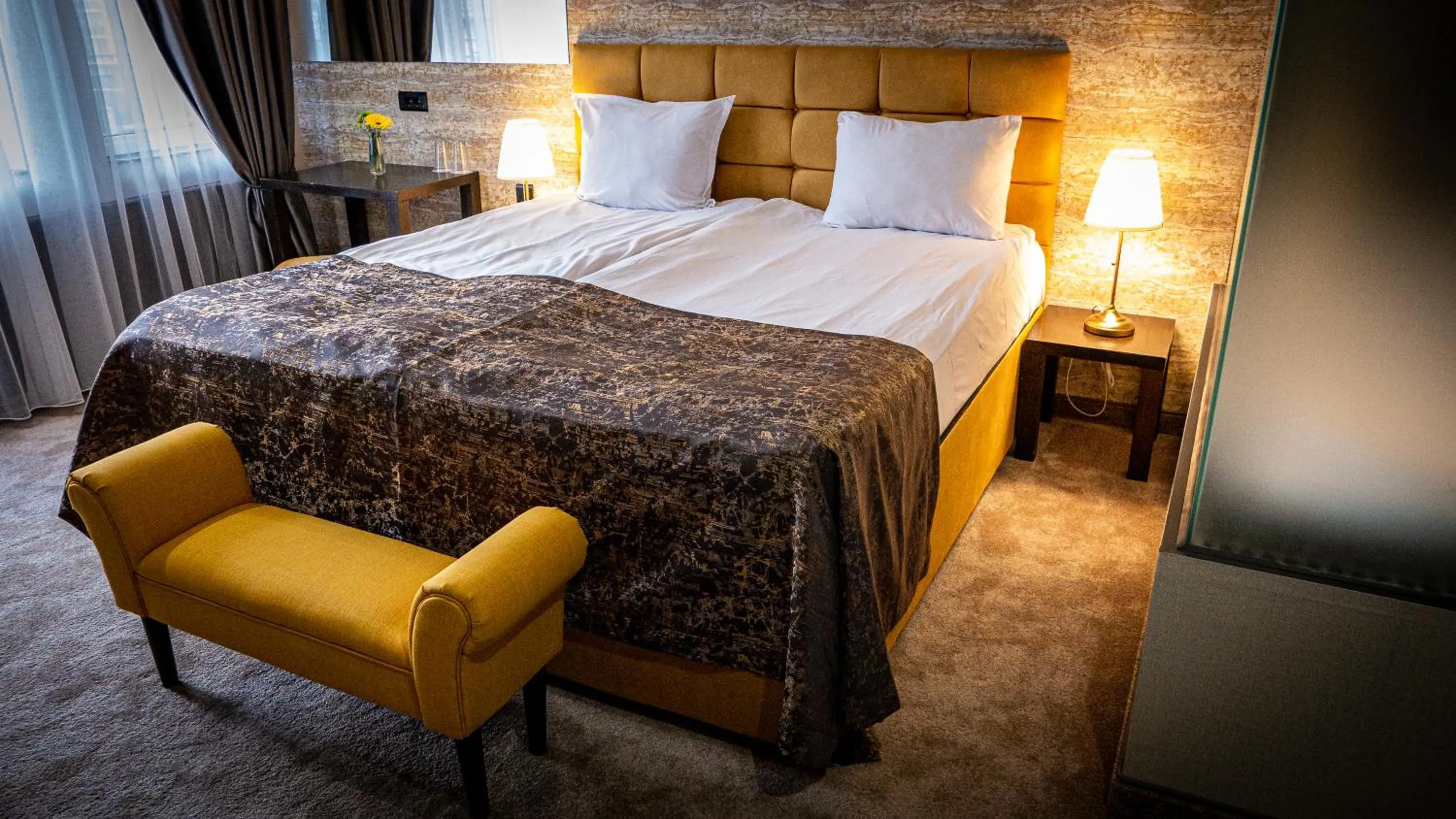 Photo of the whole room, Bed in Riverside Boutique Hotel