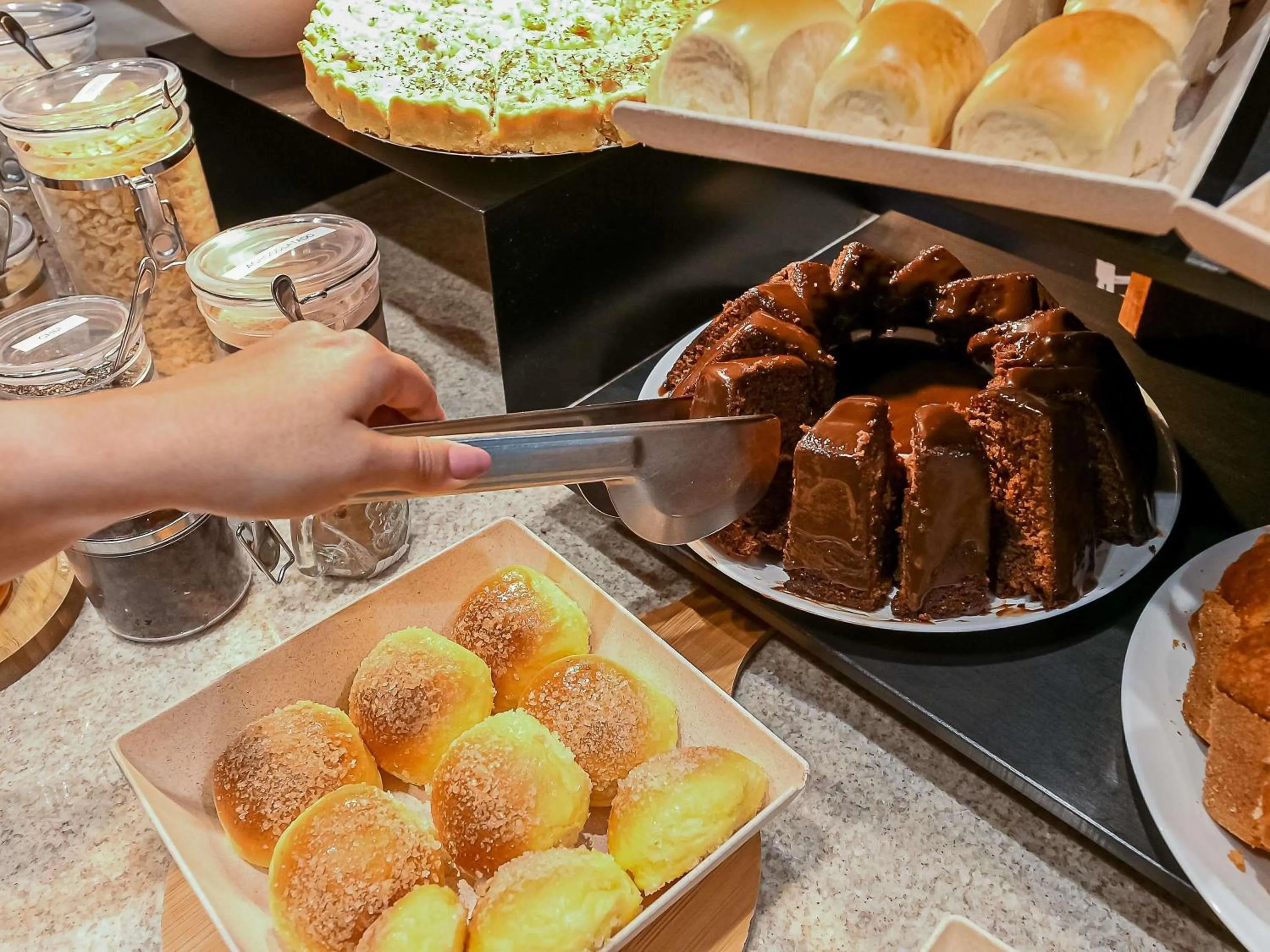 Breakfast in ibis budget Santos Gonzaga