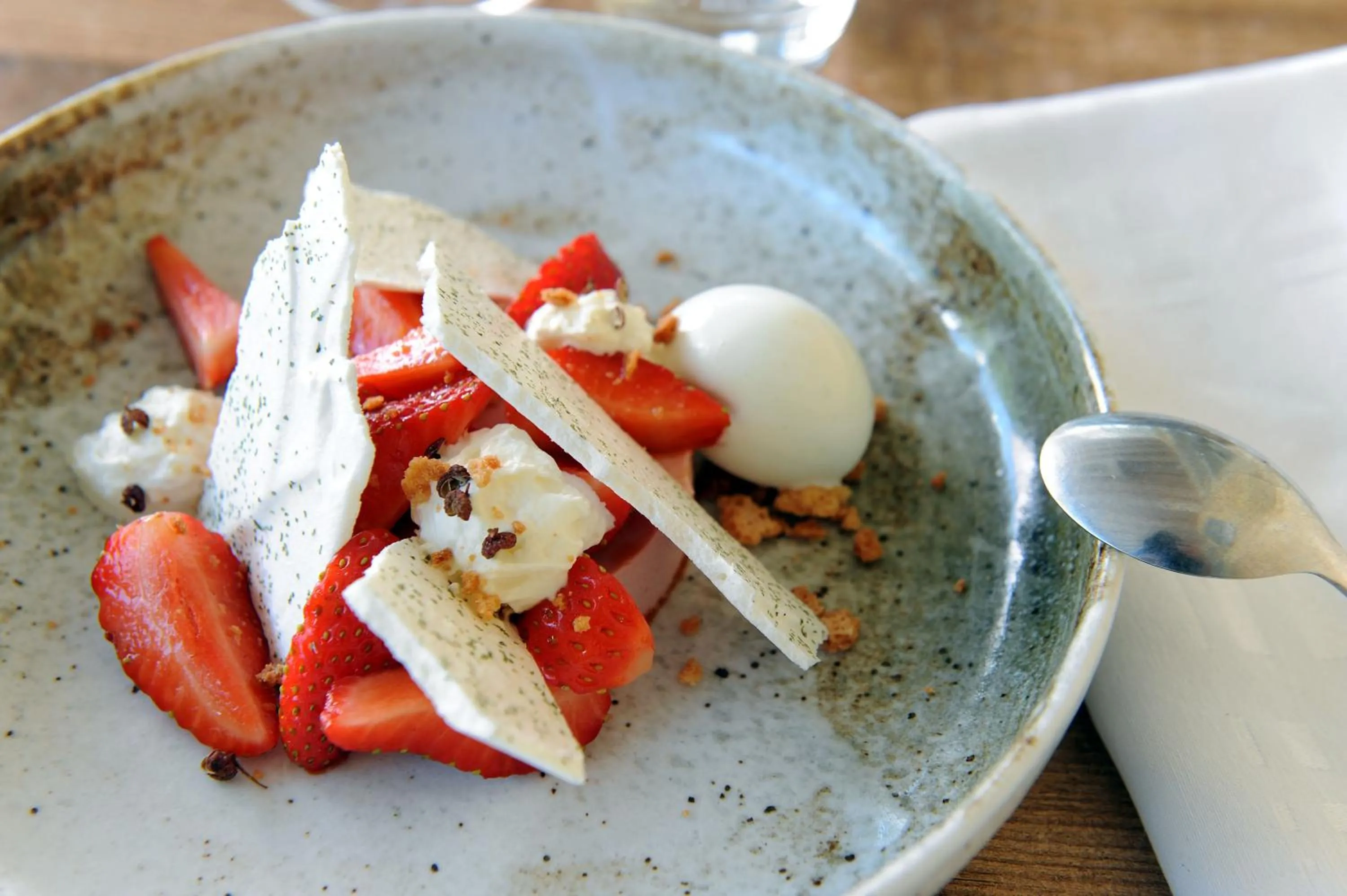 Food close-up in Logis Hôtel L'Ayguelade
