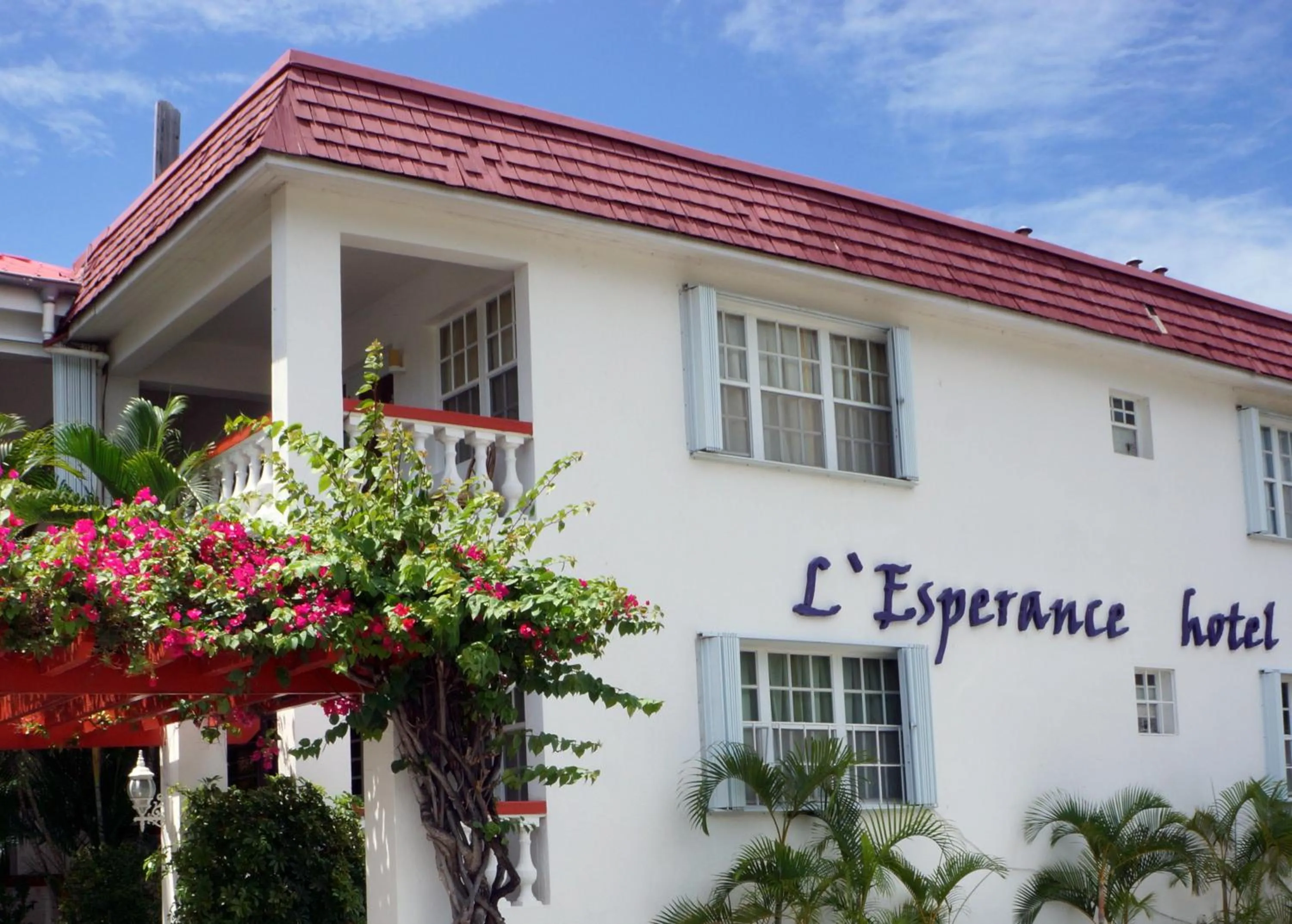 Facade/entrance in L'Esperance Hotel