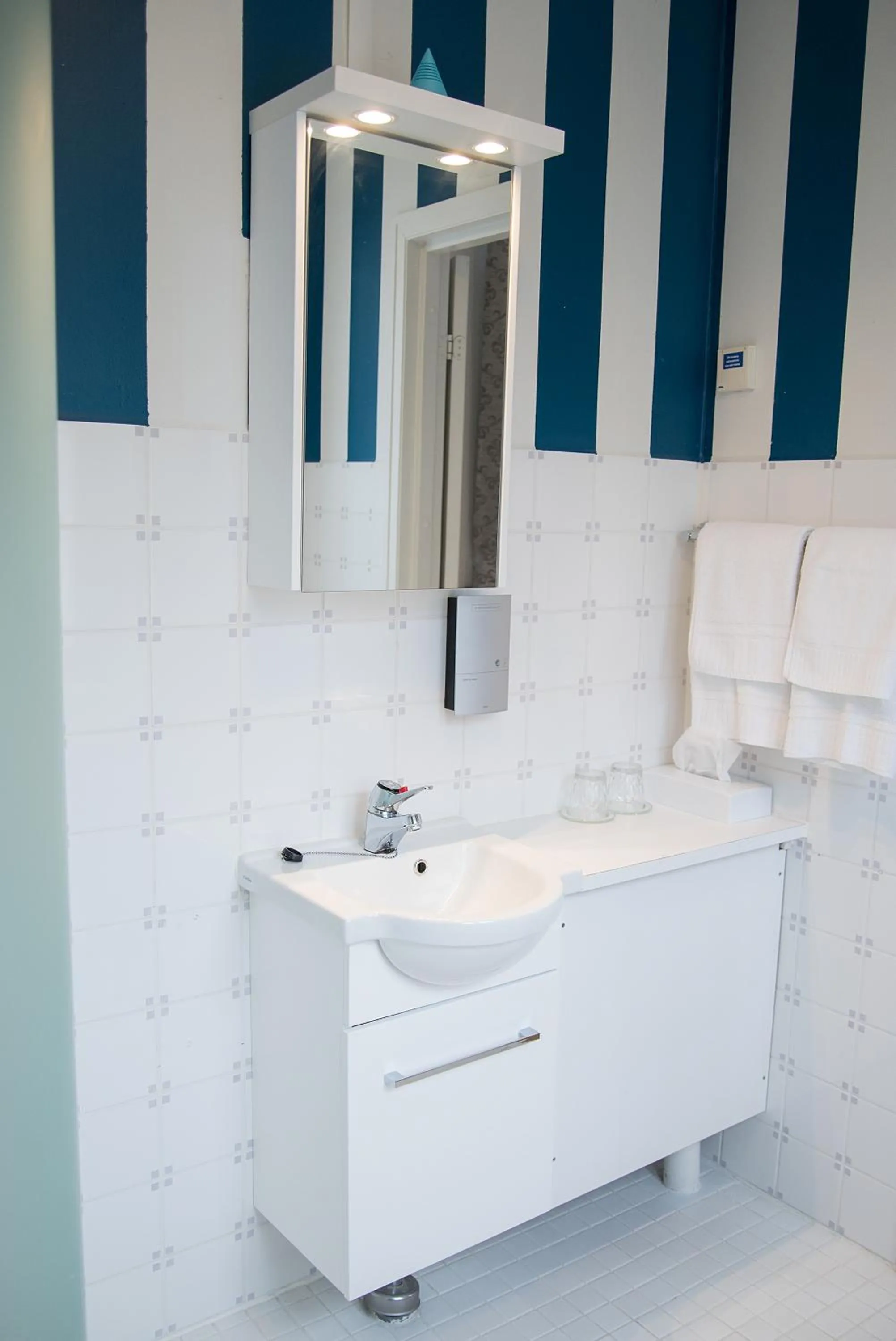 Bathroom in Mustion Linna / Svartå Manor