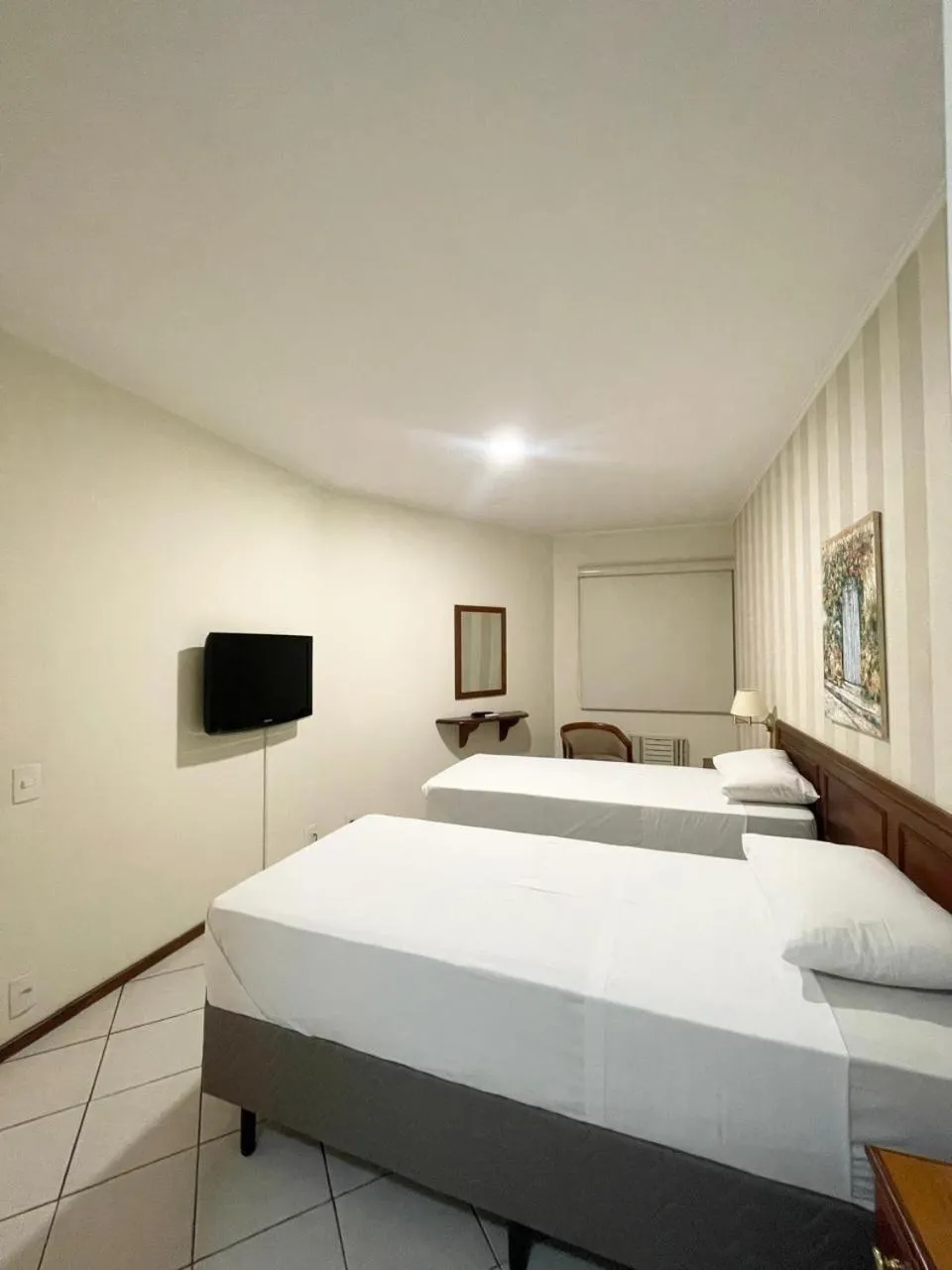 Bedroom, Bed in Park Tower Campinas Residence by Nacional Inn