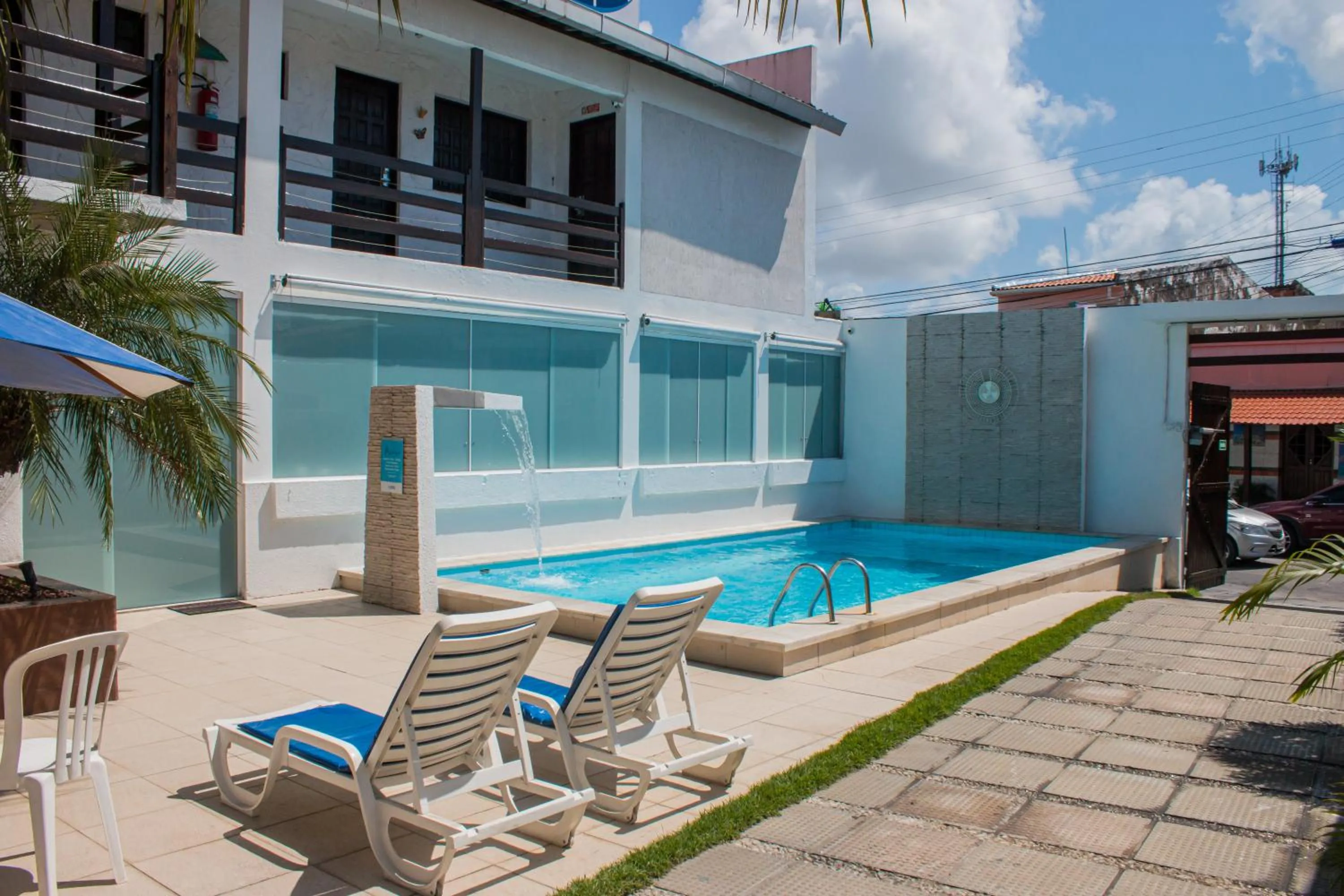 Patio in Hotel Pousada Da Sereia