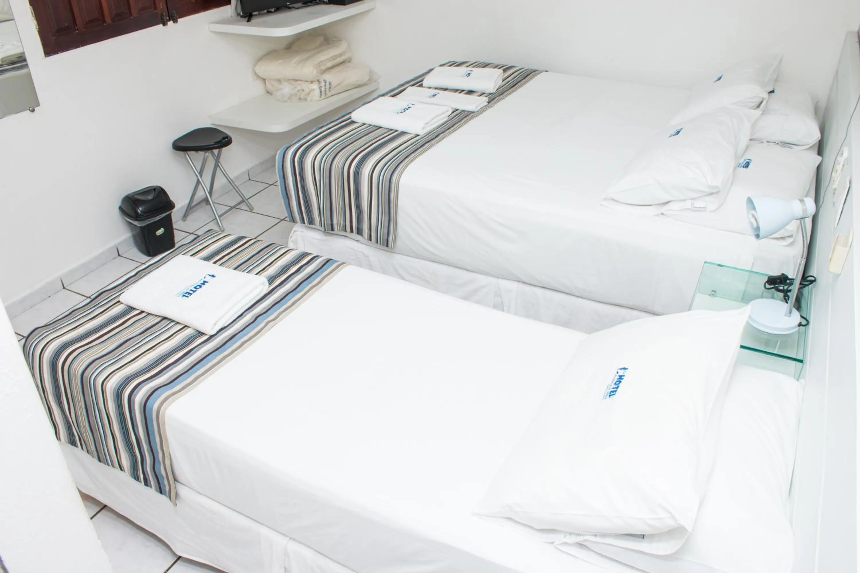 Bed in Hotel Pousada Da Sereia