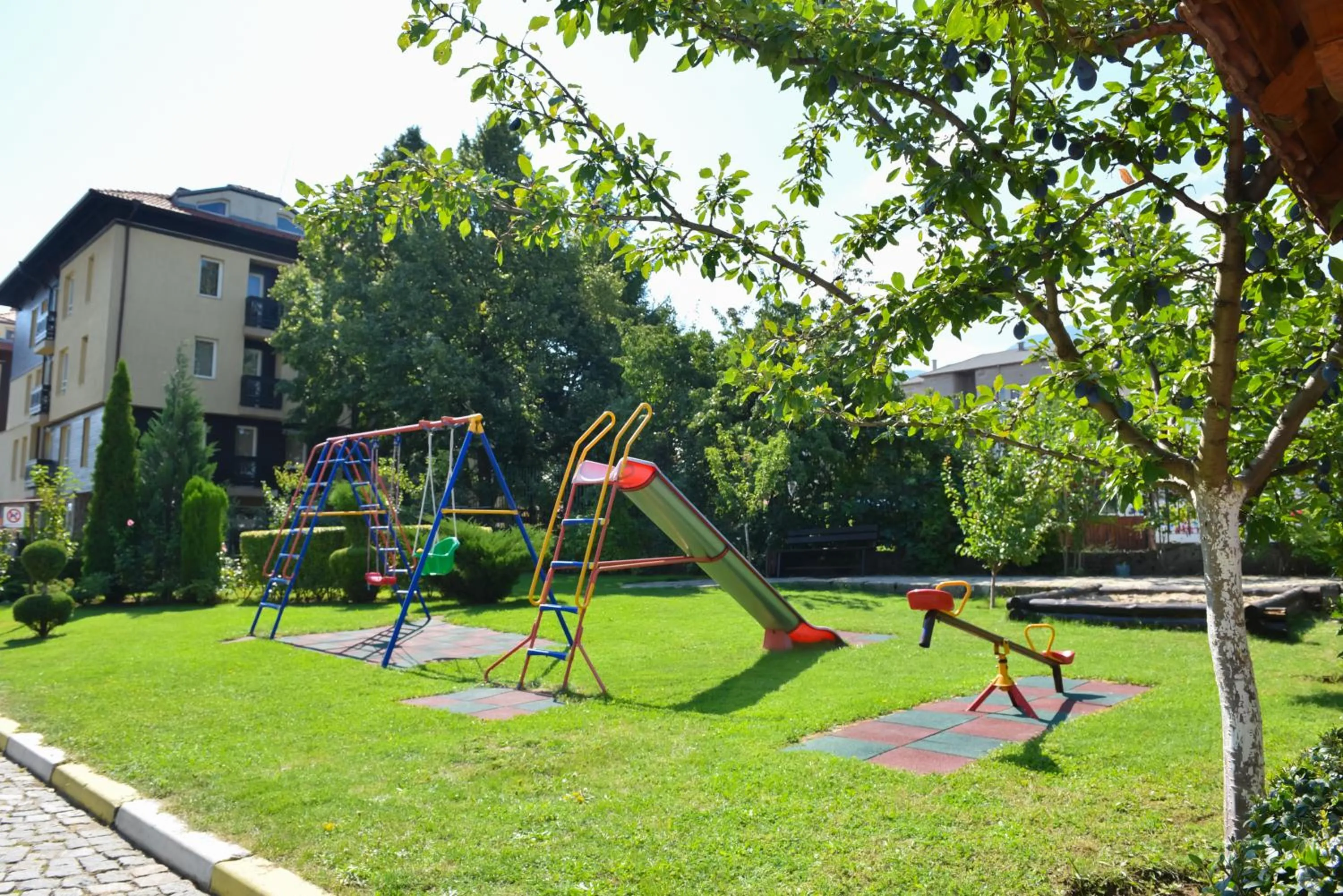 Children play ground in Hotel Bojur & Bojurland Apartment Complex