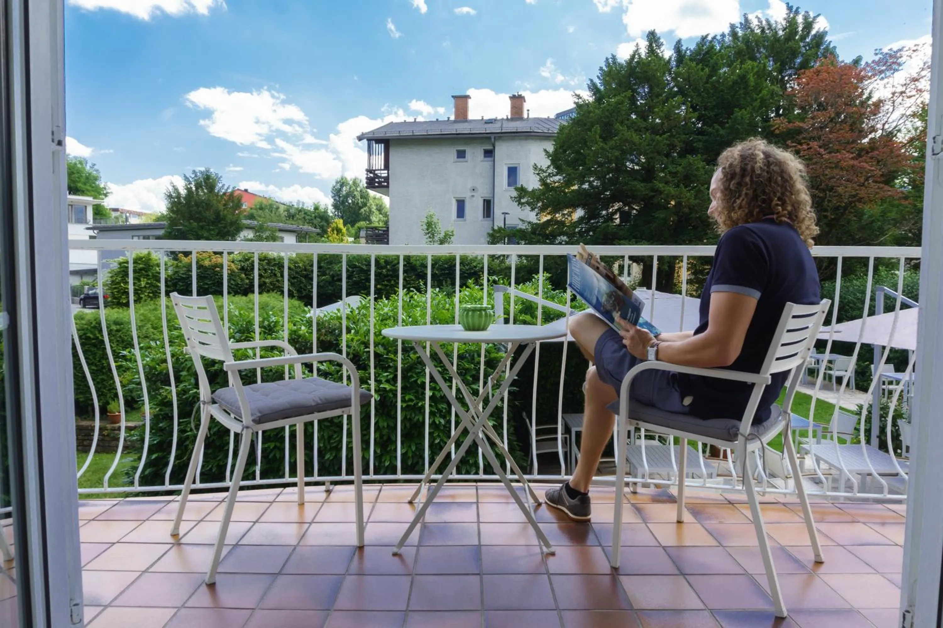 Garden view in The Little Guesthouse