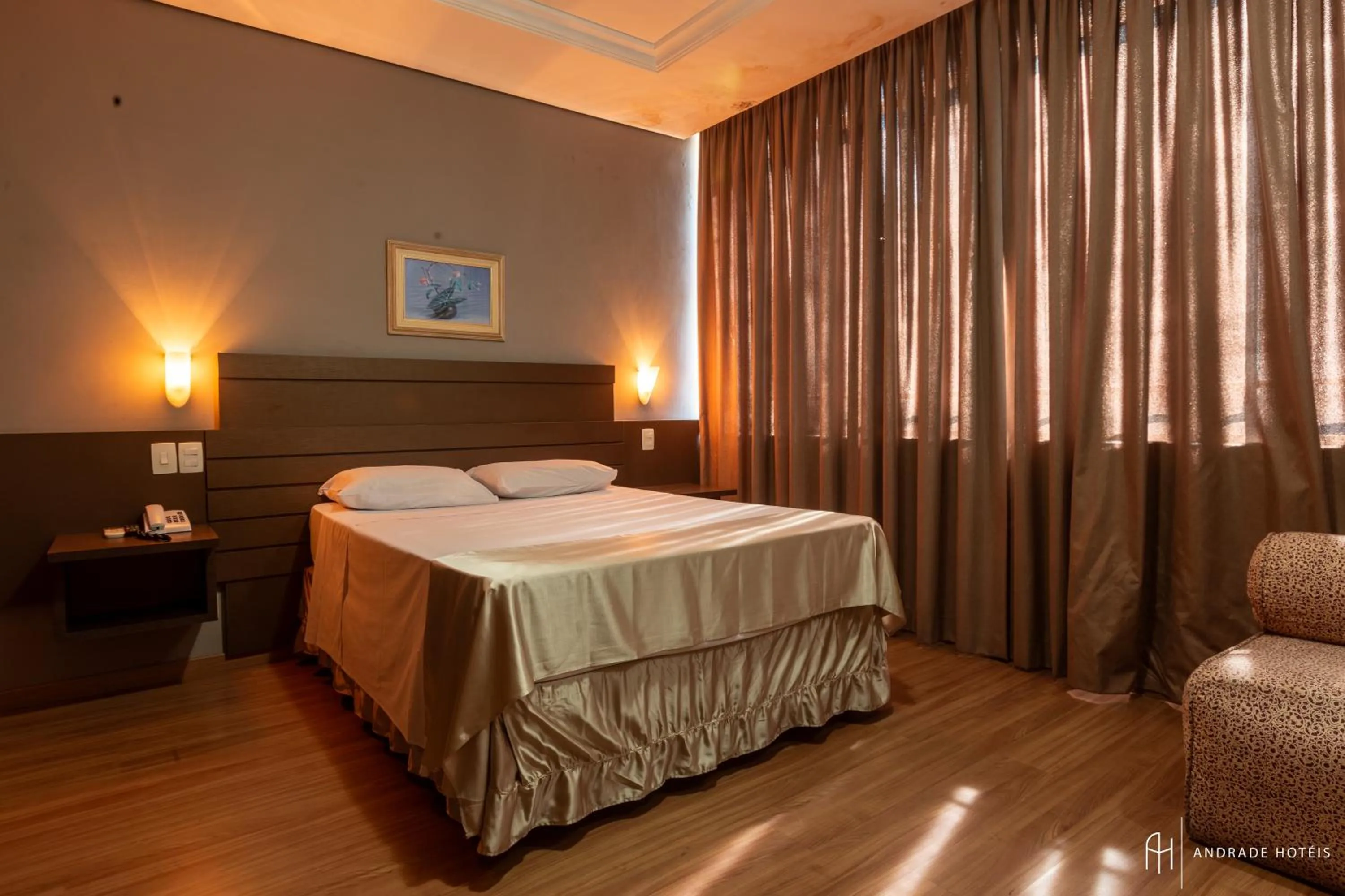 Bedroom, Bed in Rede Andrade Guaíra