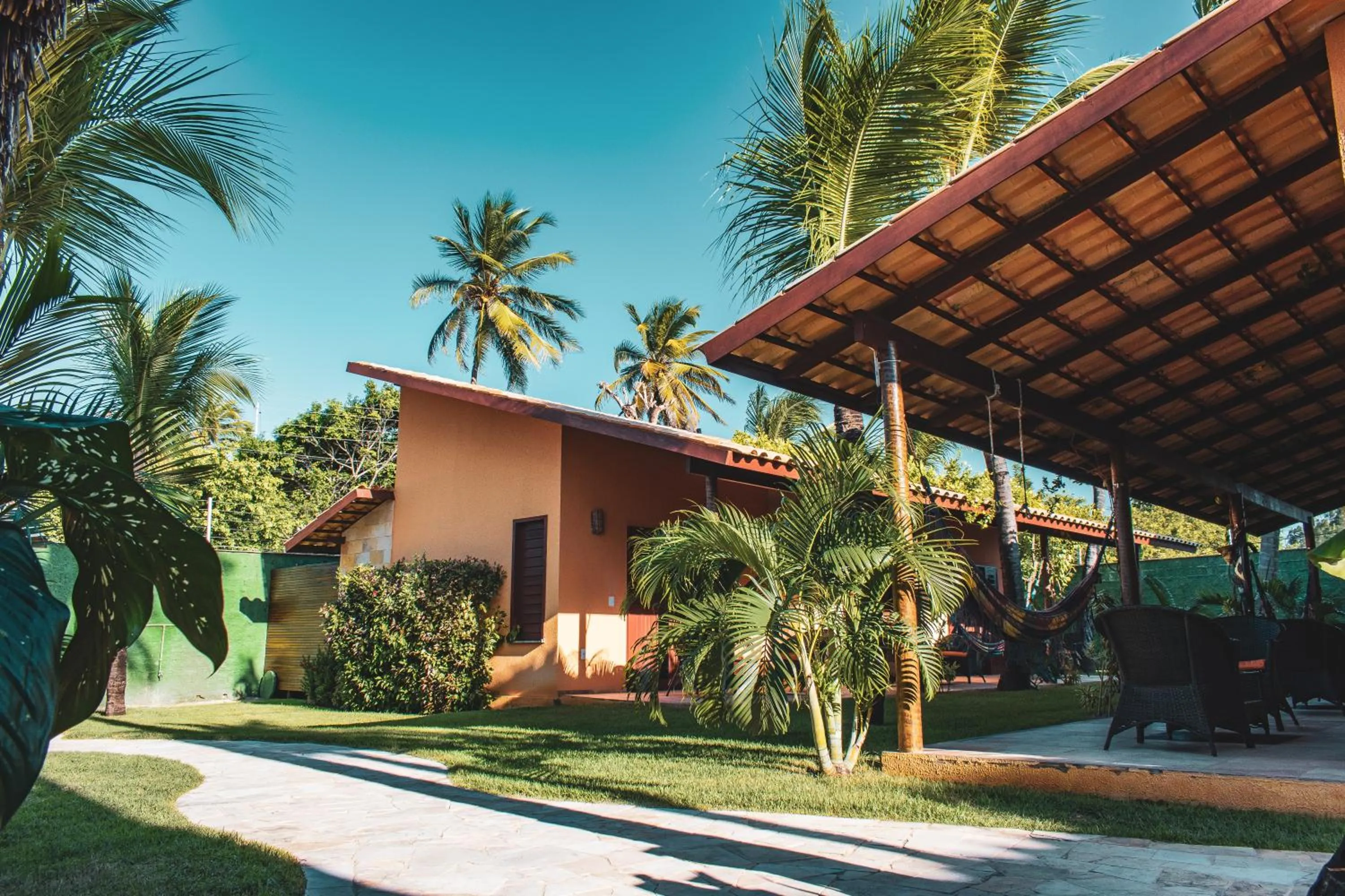 Garden view in Pousada Meeting Point & KiteSchool