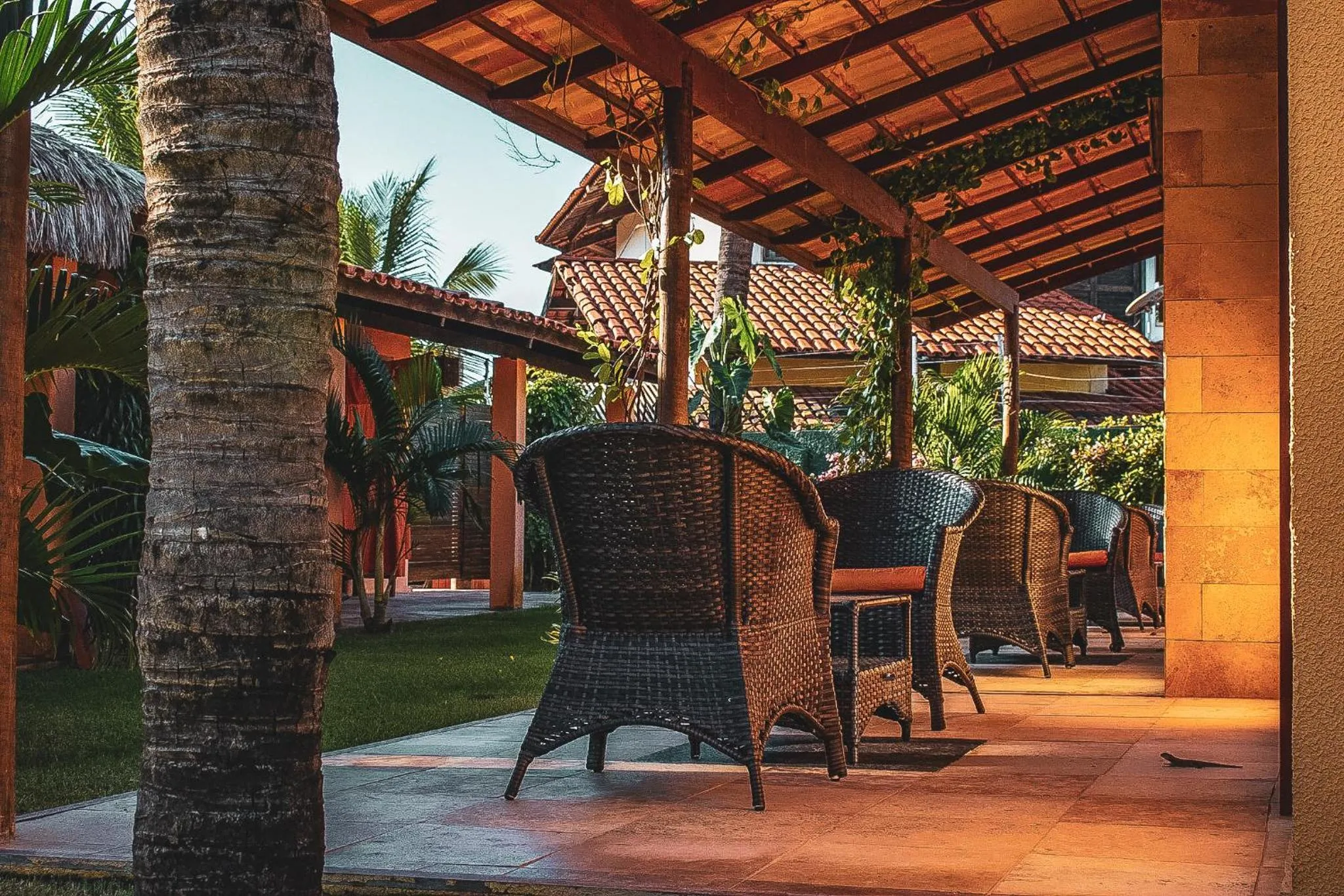 Garden view in Pousada Meeting Point & KiteSchool