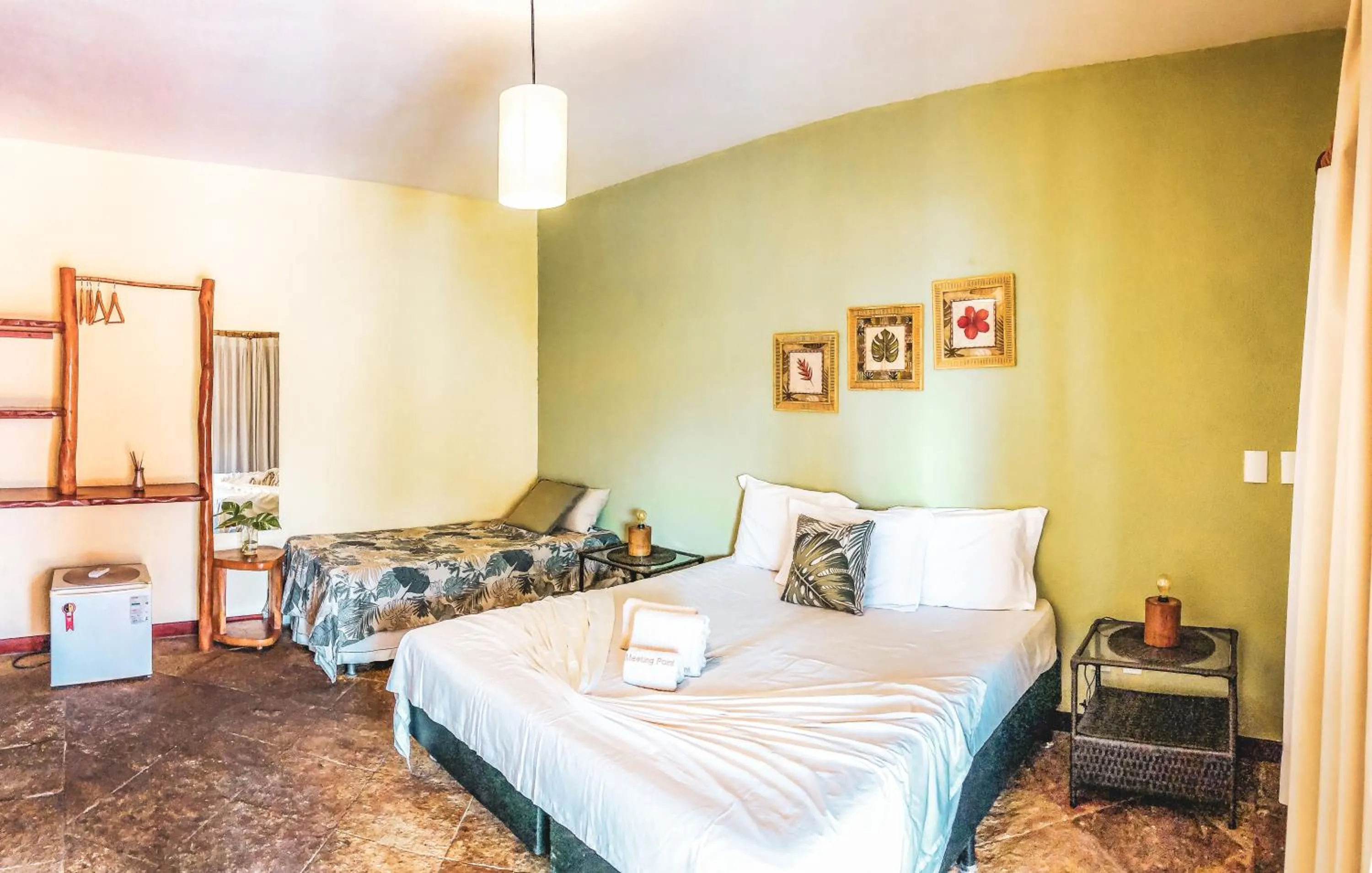 Bed in Pousada Meeting Point & KiteSchool