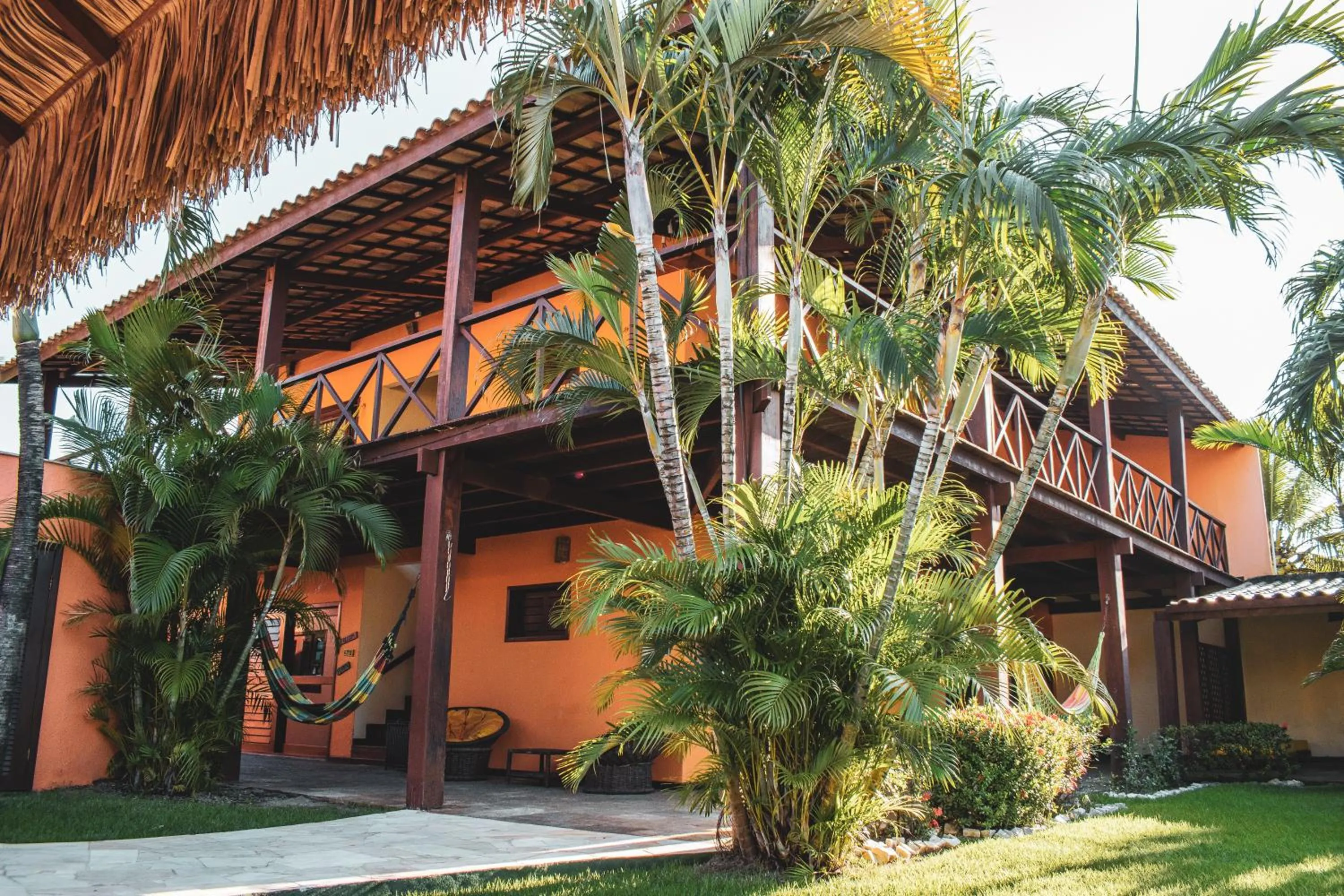 Garden view in Pousada Meeting Point & KiteSchool