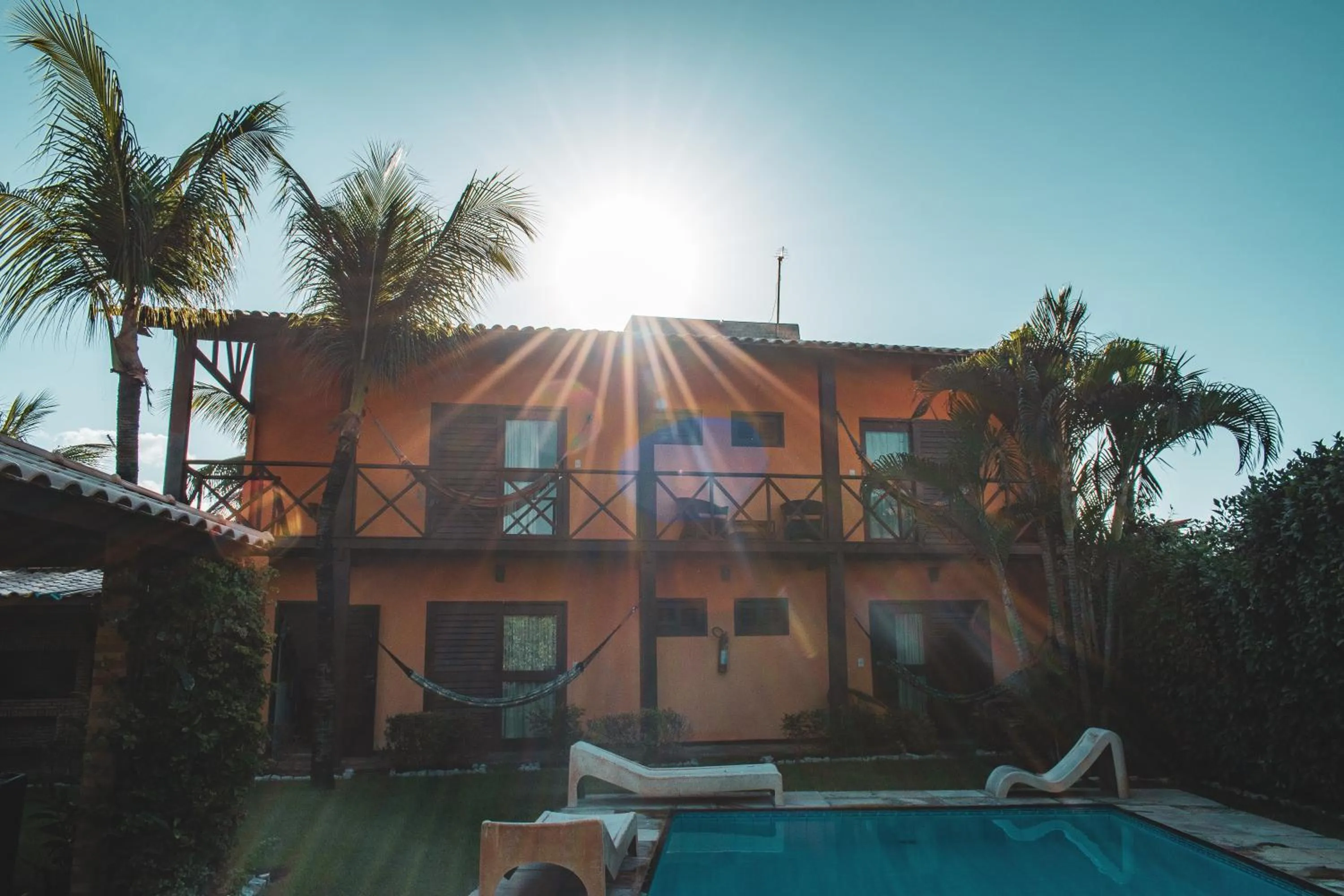 Garden view in Pousada Meeting Point & KiteSchool