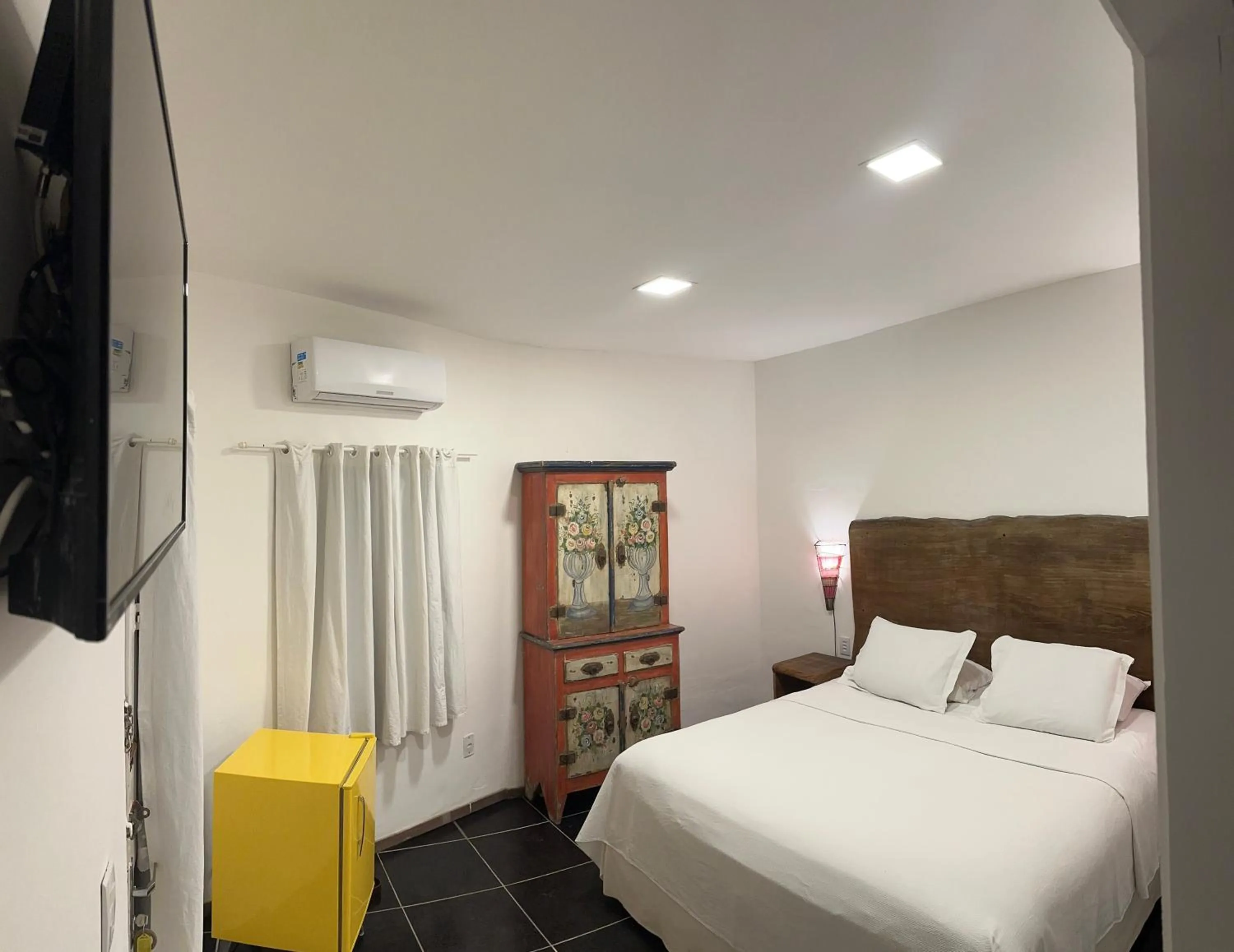 Bed in Pousada Oásis