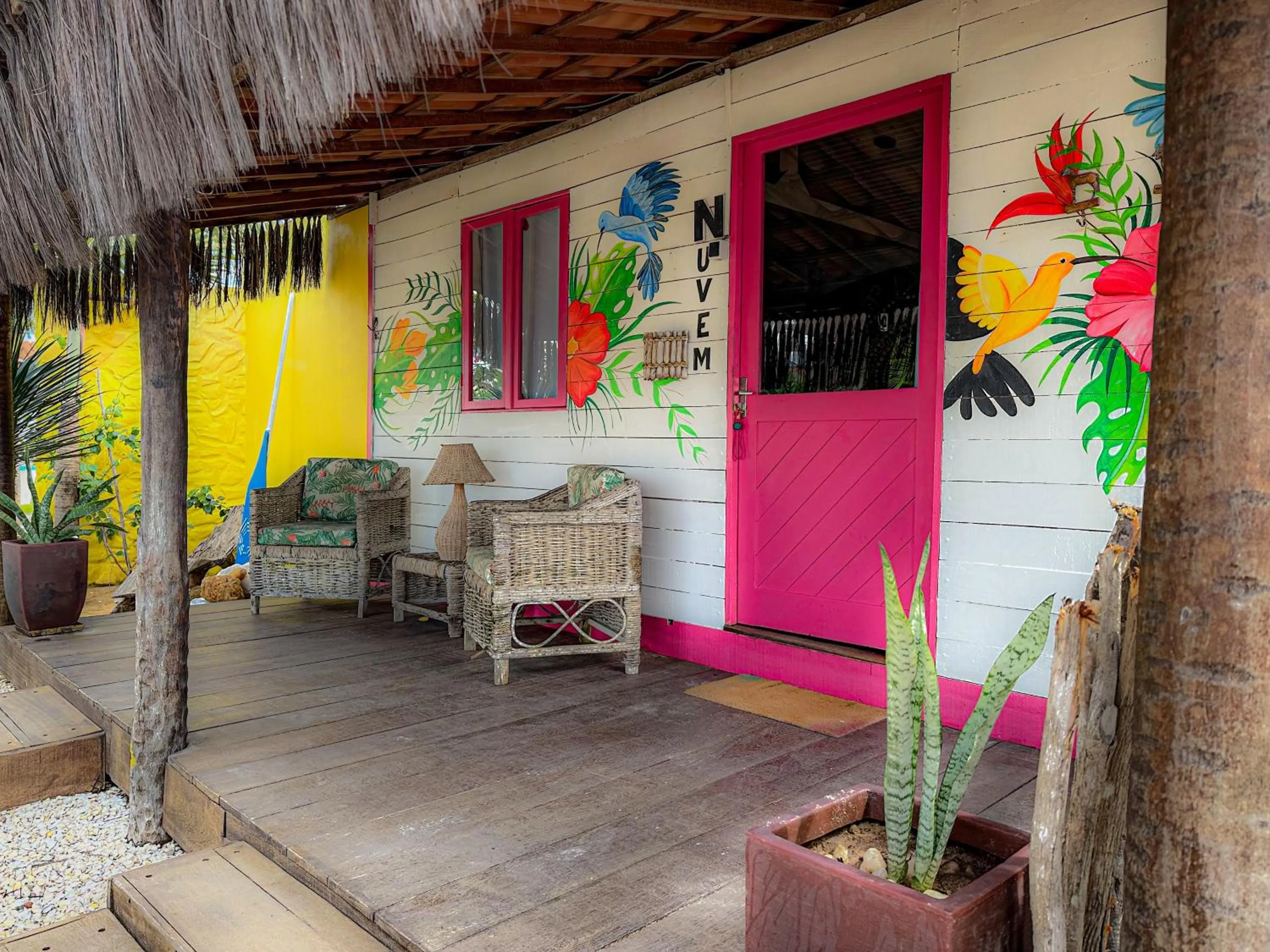 Facade/entrance in Pousada Oásis