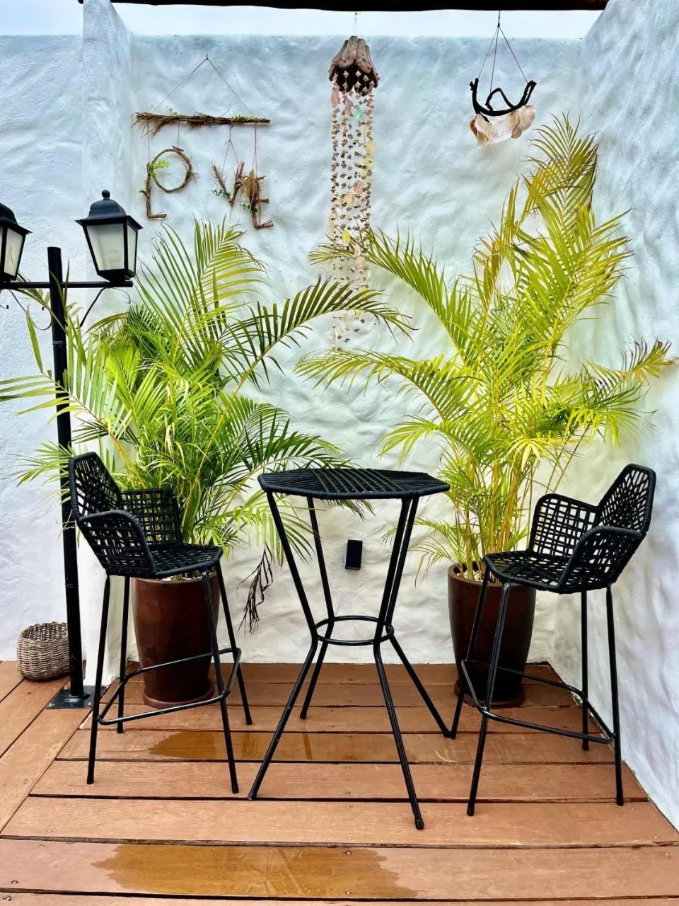 Patio in Pousada Oásis