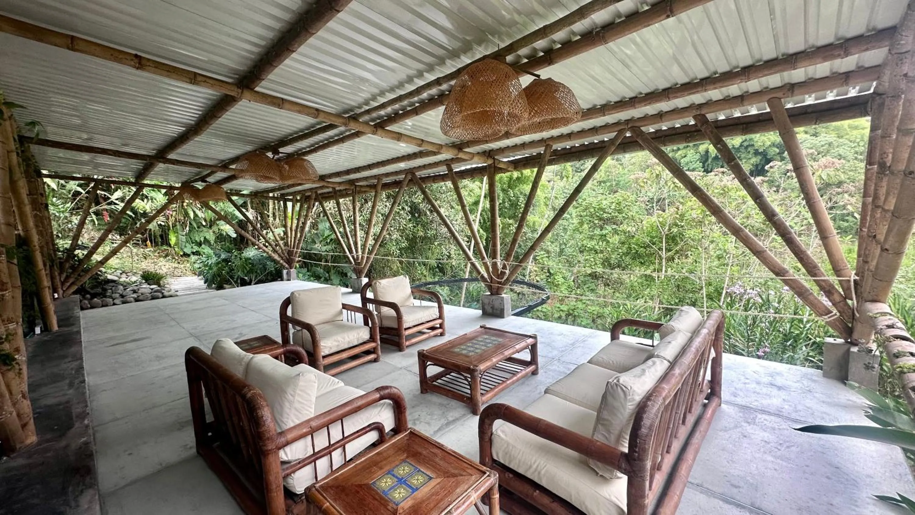Living room in Lodge Paraíso Verde