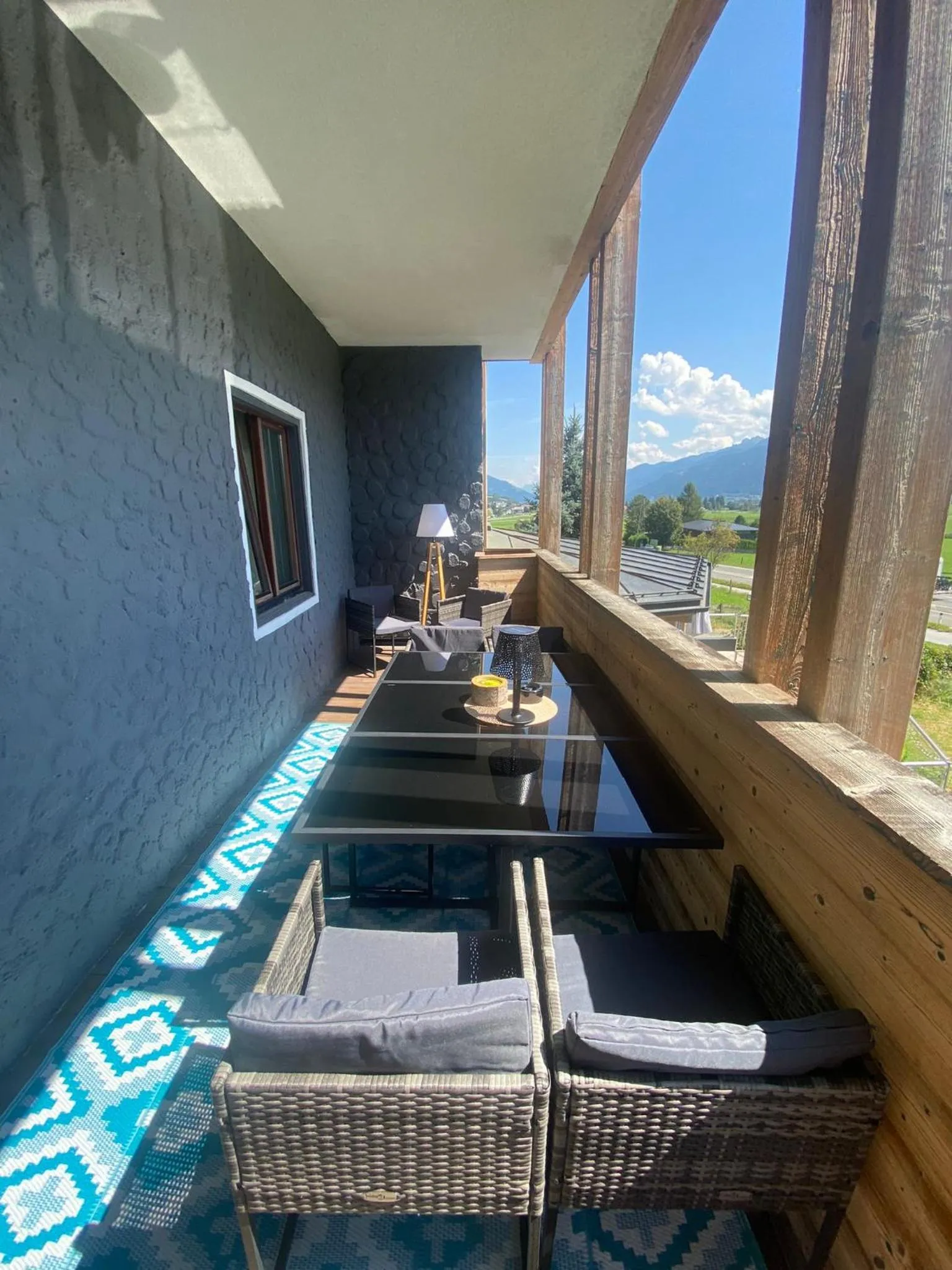 Balcony/Terrace in Hotel Restaurant tauernhex