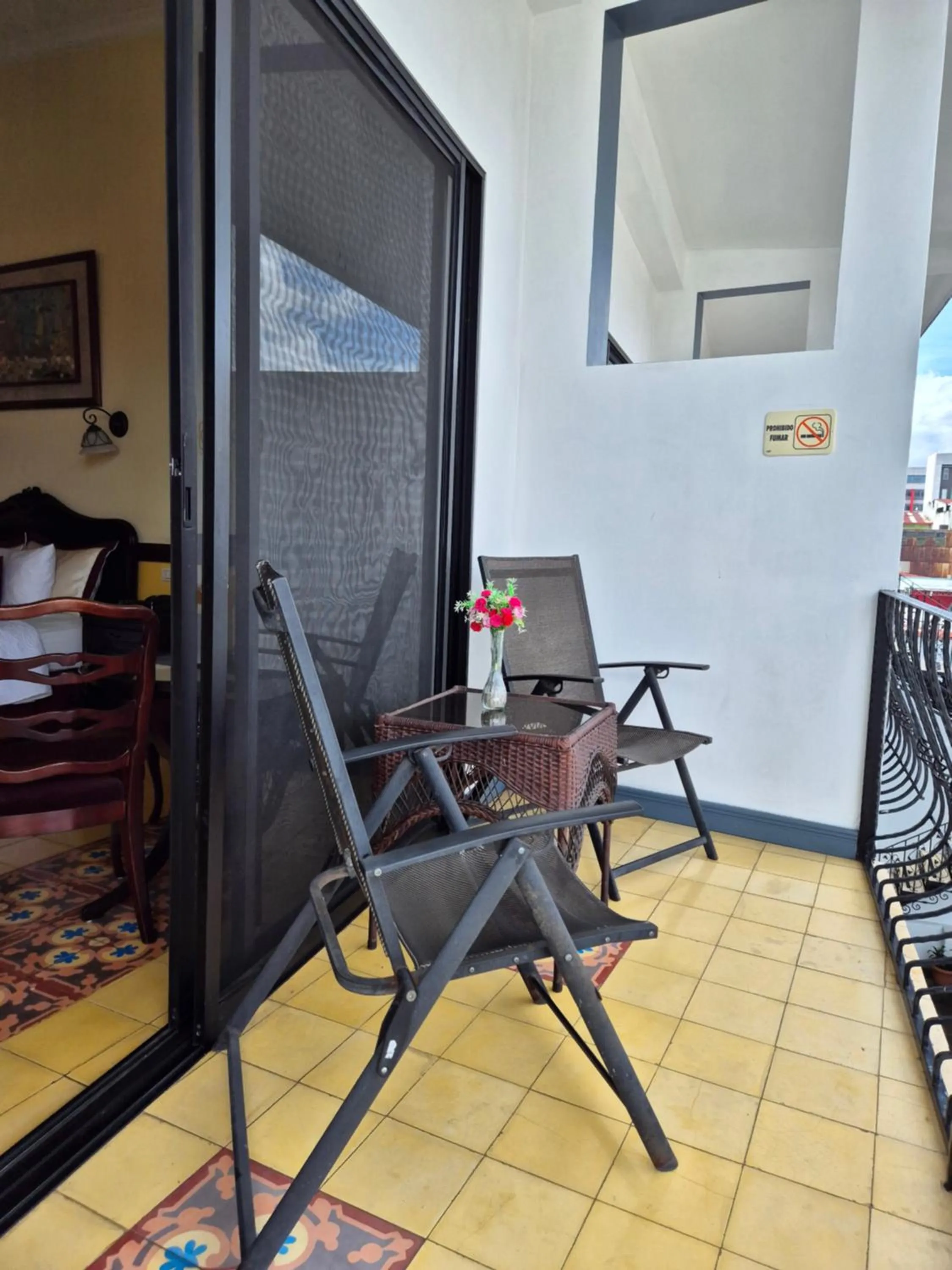 Balcony/Terrace in Hotel Santo Tomas / Historical Property