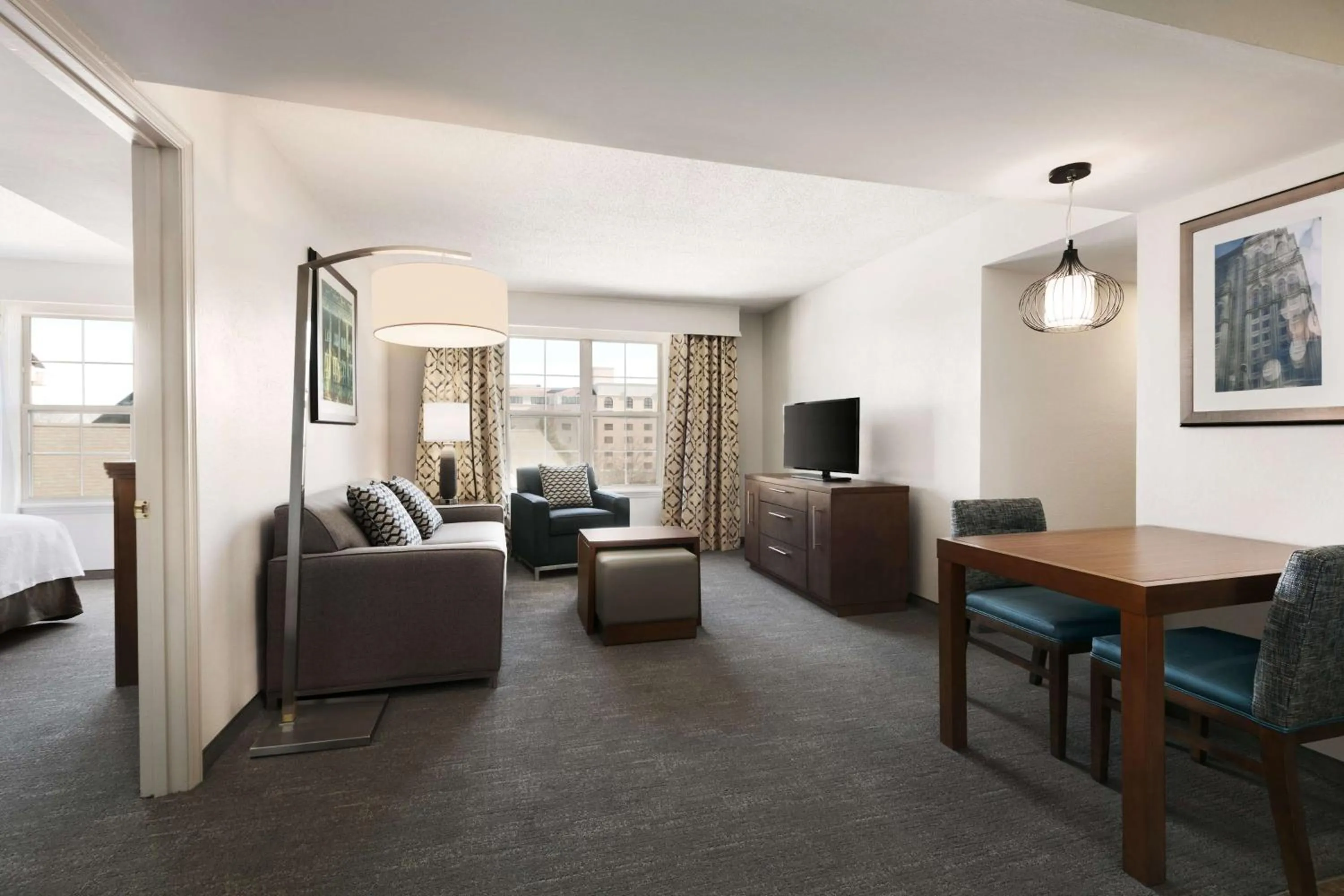 Living room in Homewood Suites by Hilton Greensboro
