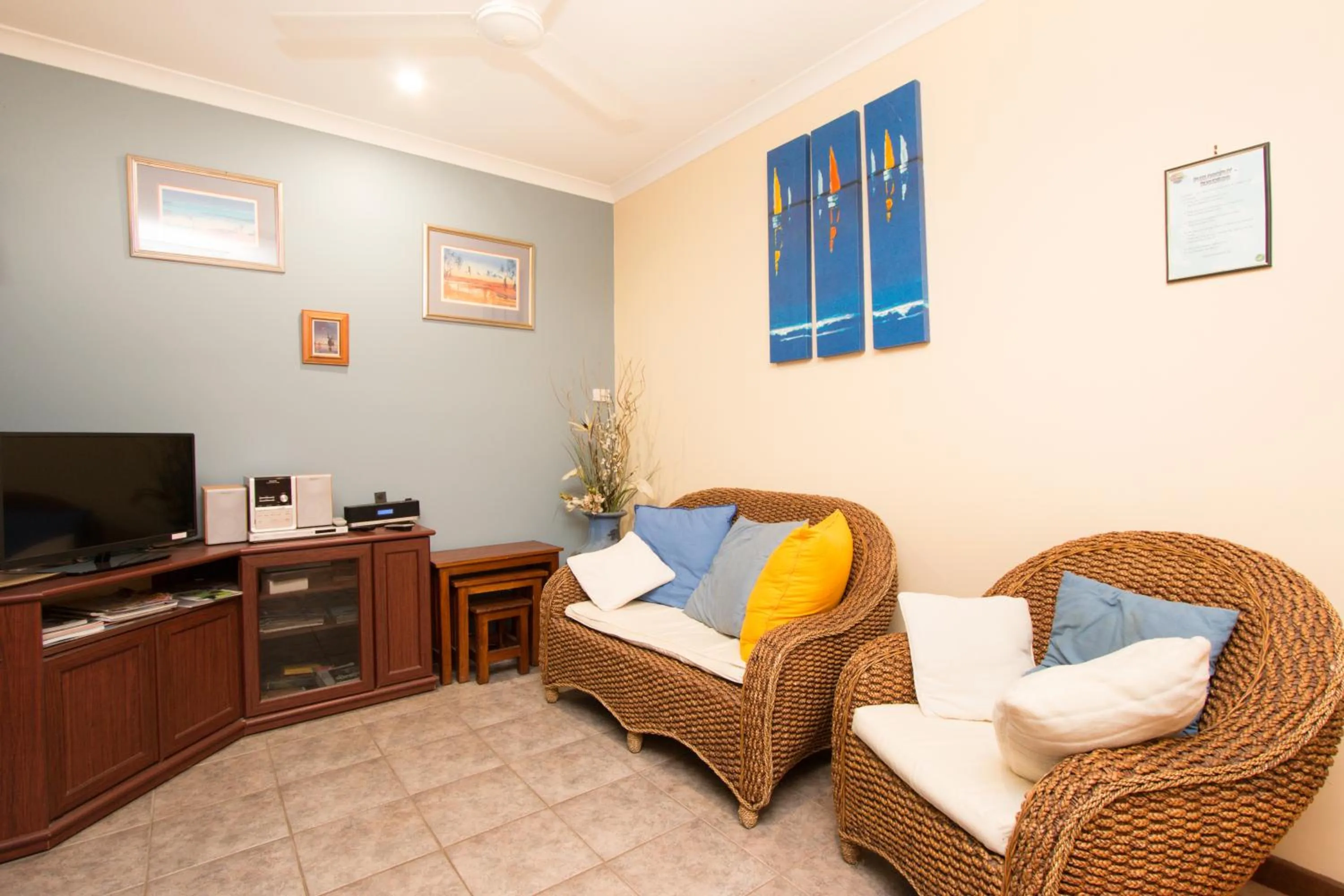 Seating area in Reflections Broome