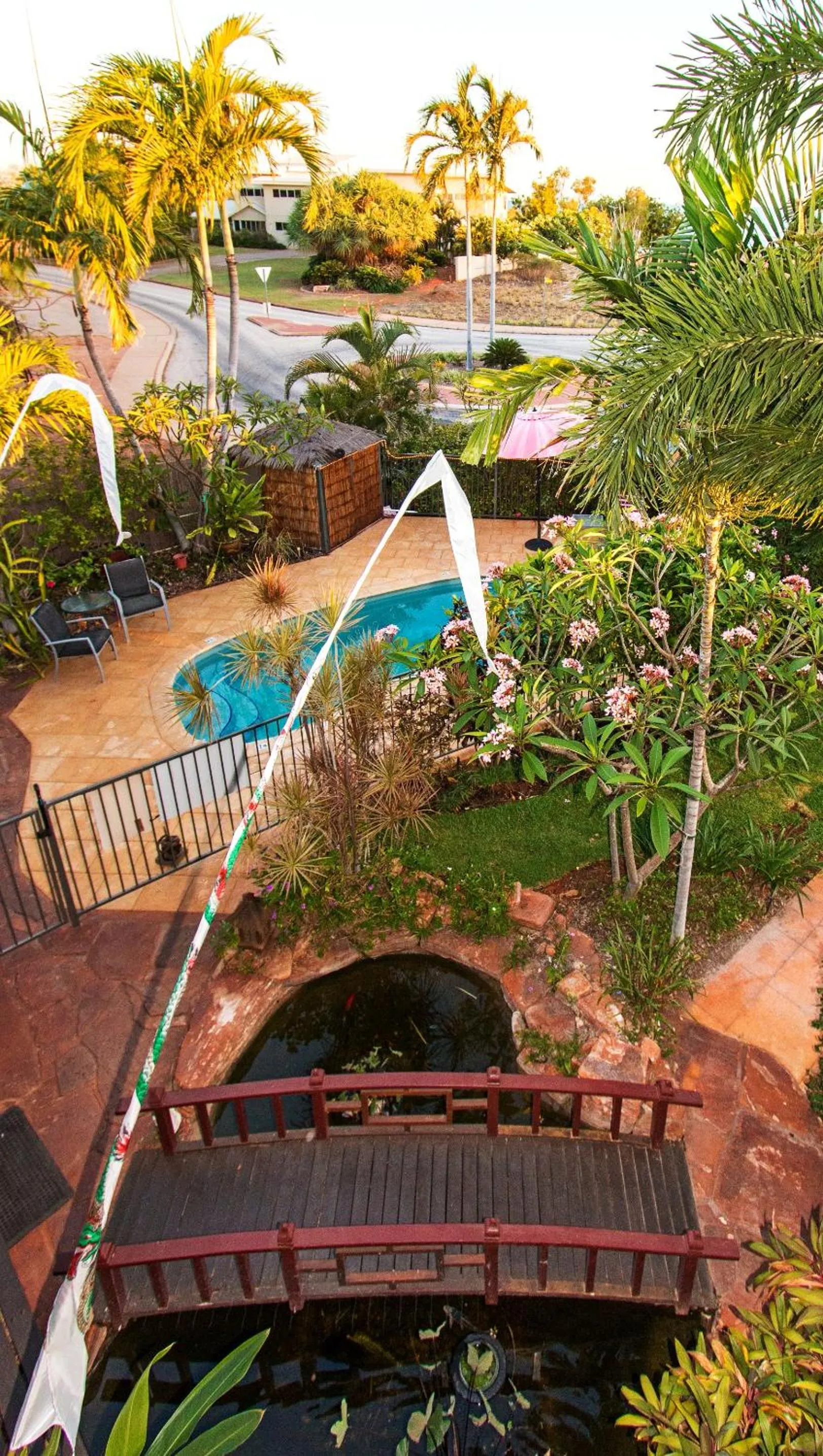 Garden view in Reflections Broome