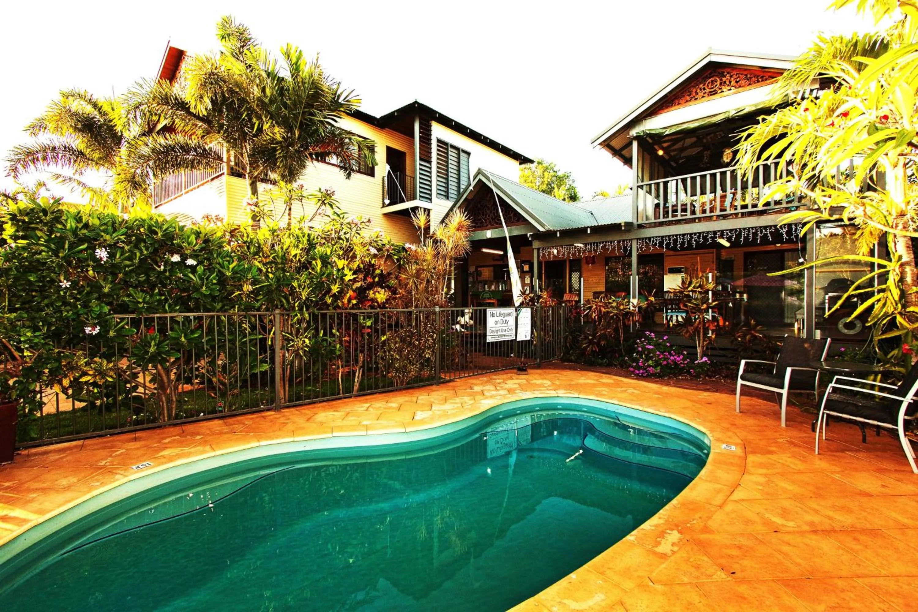 Pool view in Reflections Broome